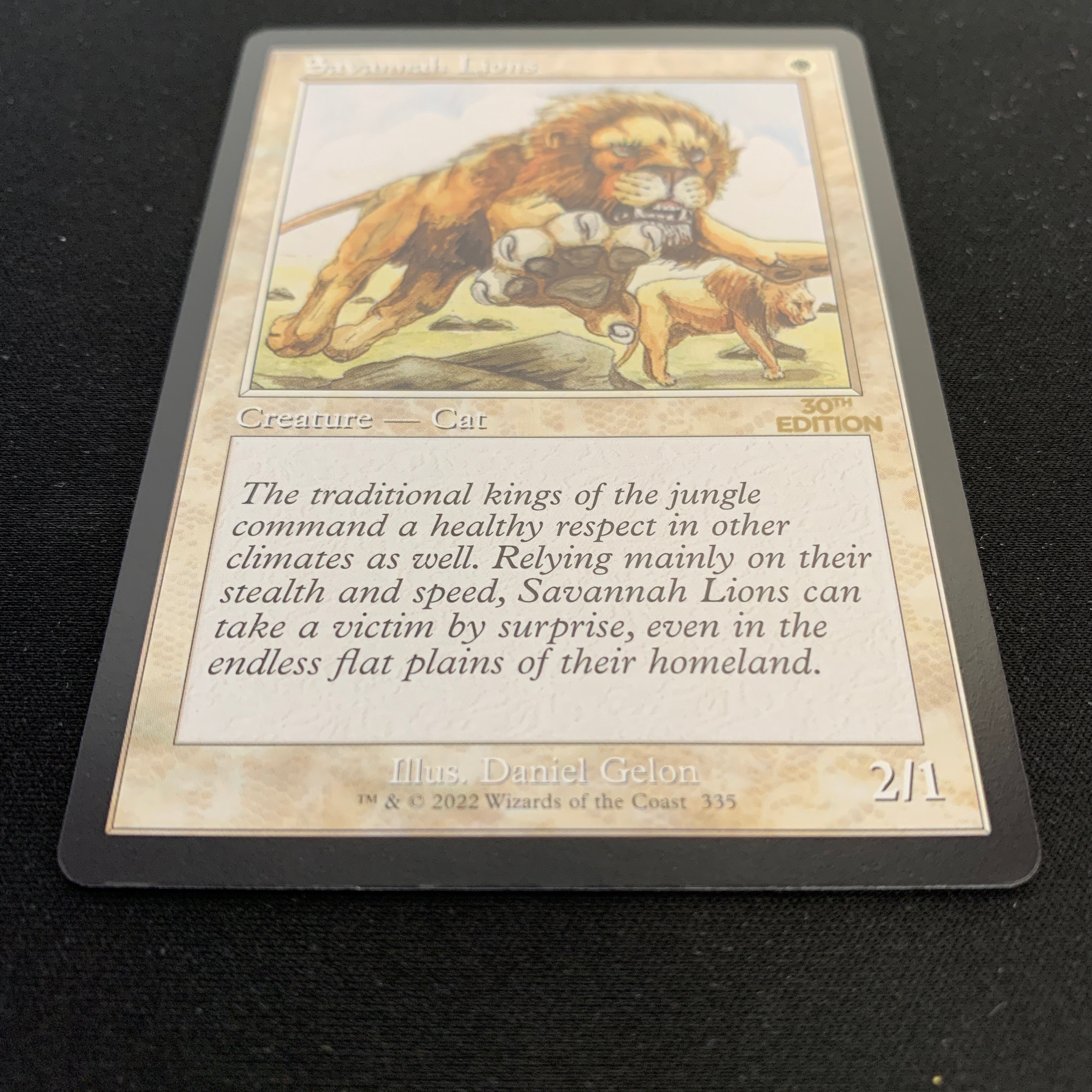 MTG Singles - Savannah Lions (Retro Frame) - 30th Anniversary Edition -