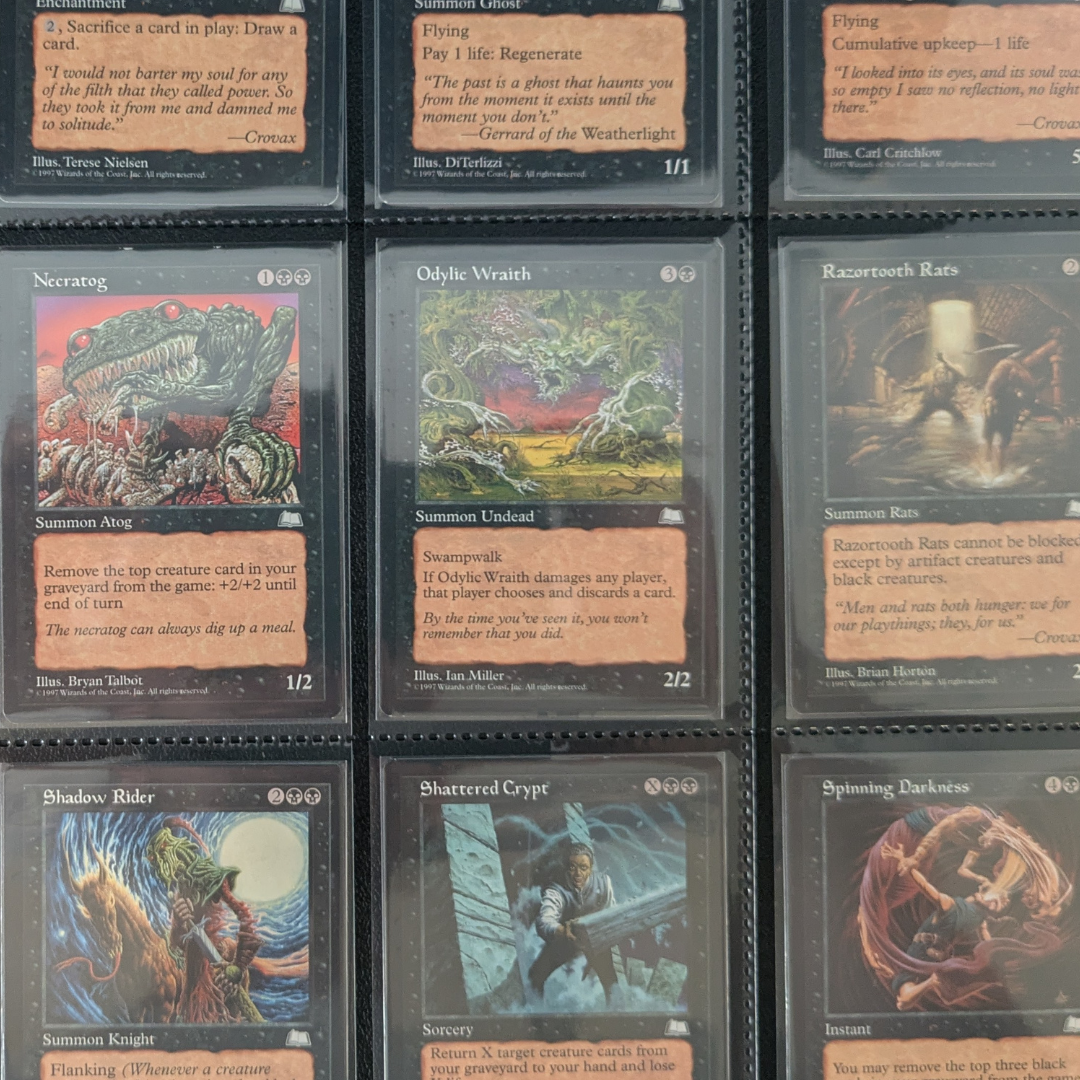 MTG Singles - Weatherlight Full Set - Weatherlight - English - NM-EX -