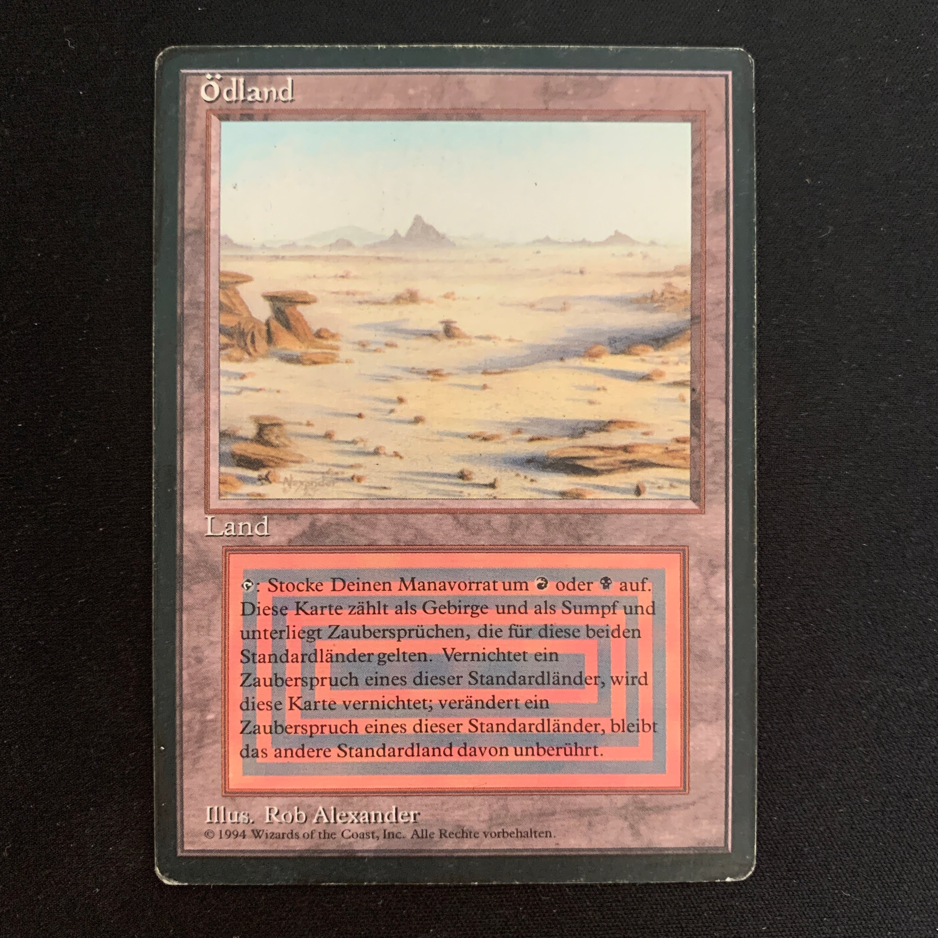 MTG Singles - Badlands - Foreign Black Bordered - German - PL - INKED - 22411