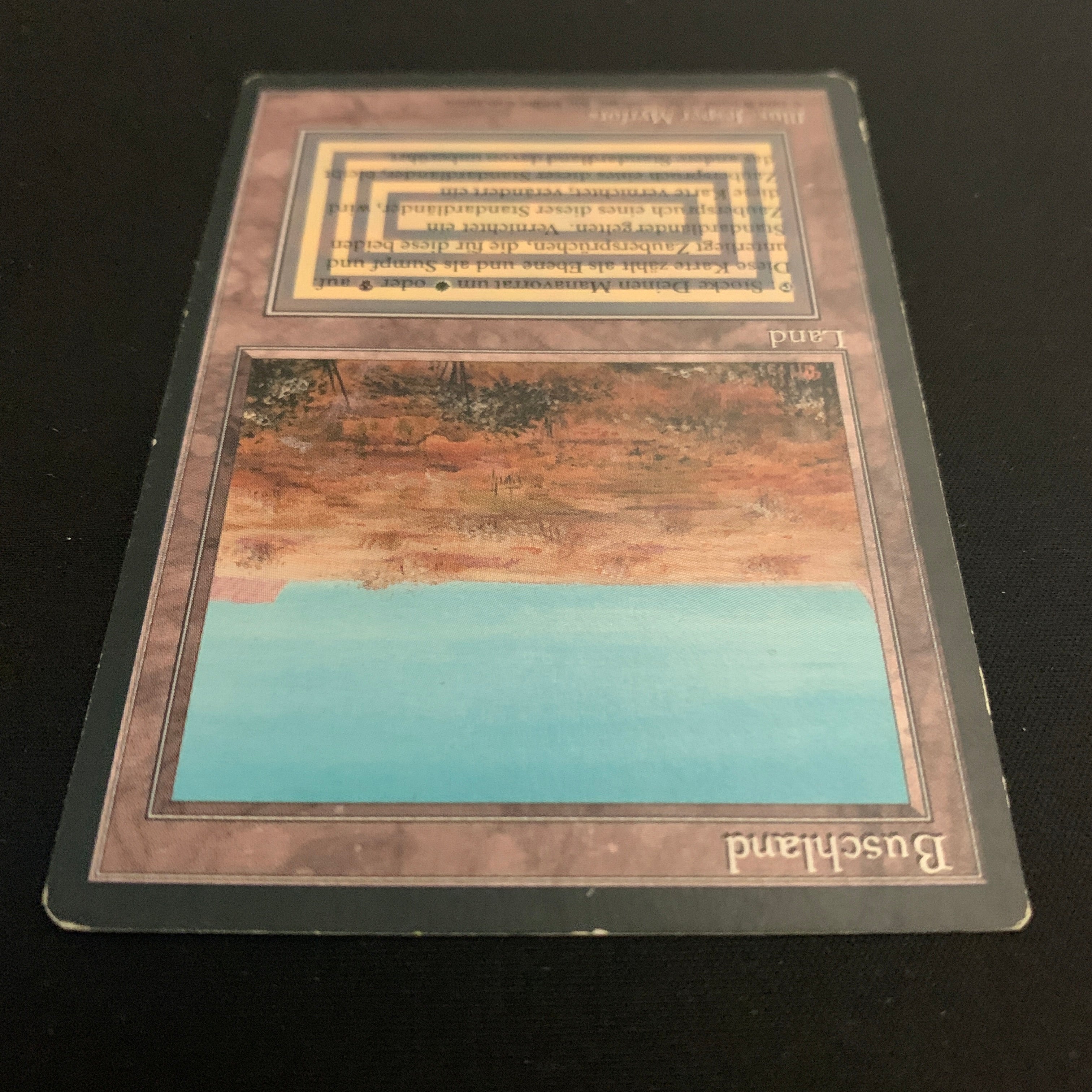 MTG Singles - Scrubland - Foreign Black Bordered -