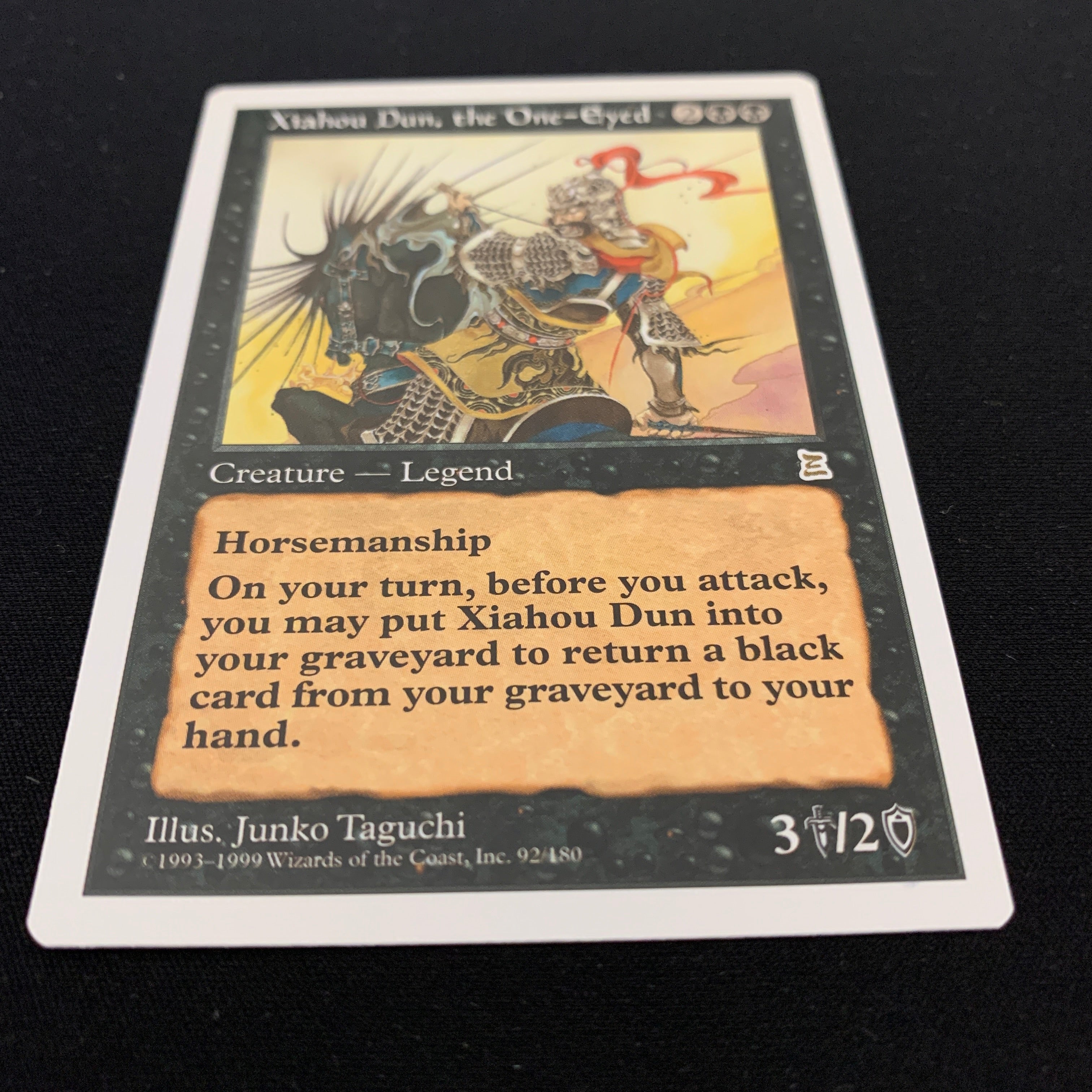 MTG Singles - Xiahou Dun, the One-Eyed - Portal Three Kingdoms -