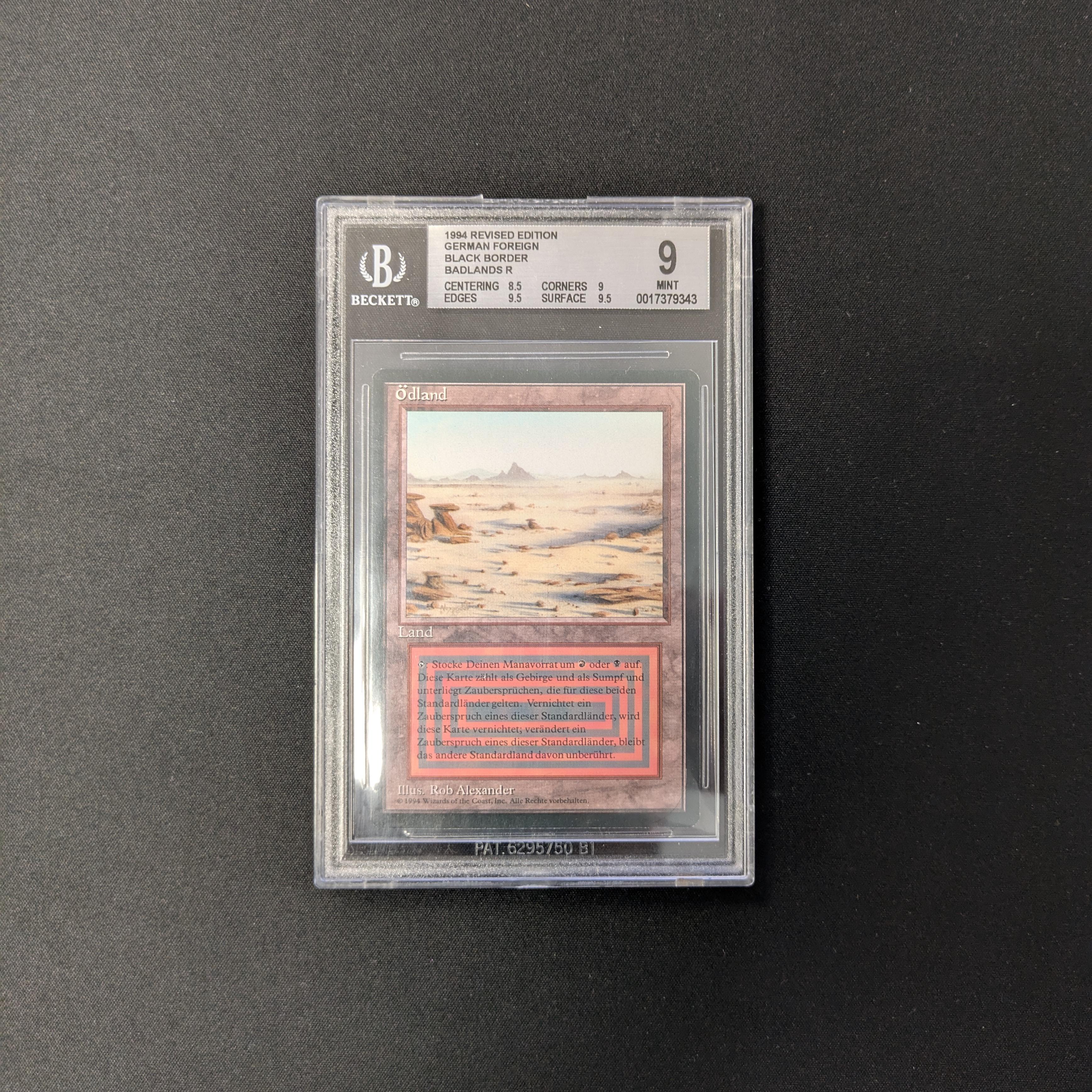MTG Singles - Badlands - Foreign Black Bordered - German - BGS 9 - 23706