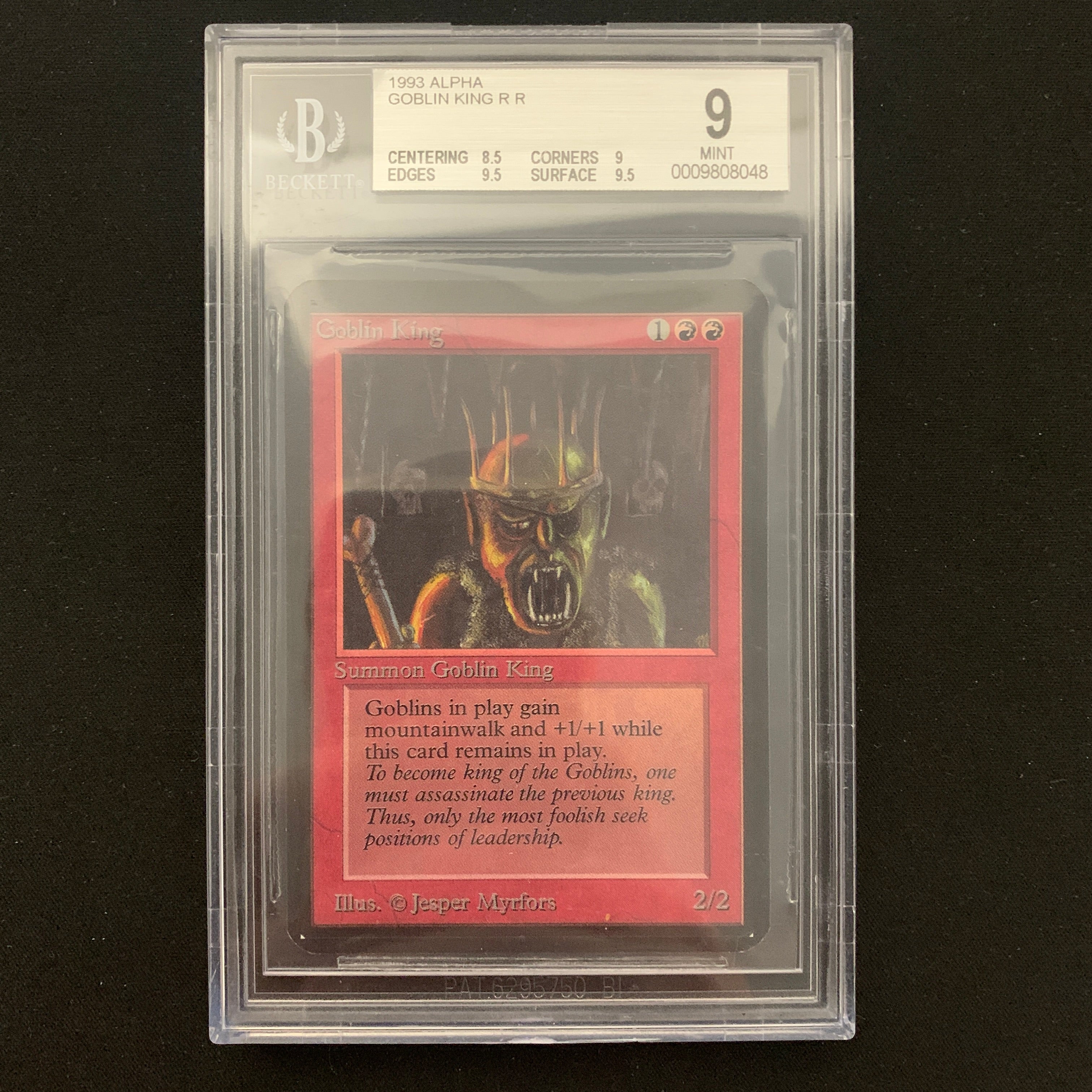 MTG Singles - Goblin King - Alpha - BGS 9 - 24744