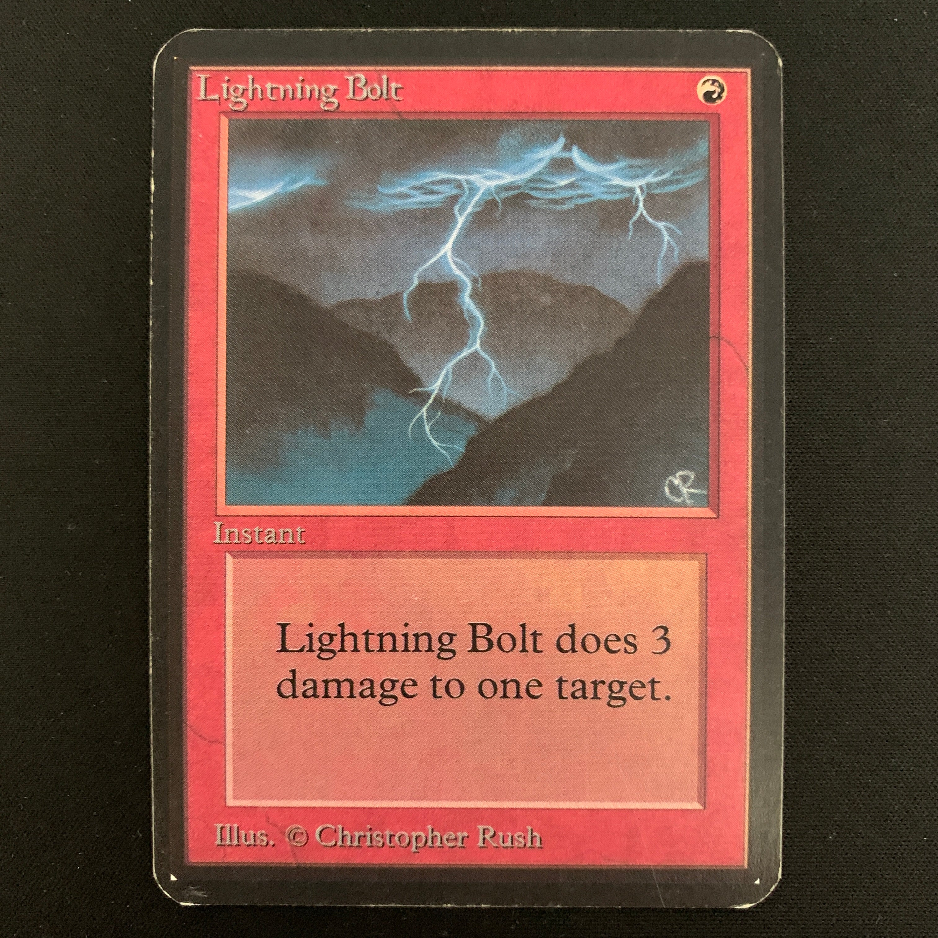 MTG Singles - Lightning Bolt - Alpha - LP - 24945