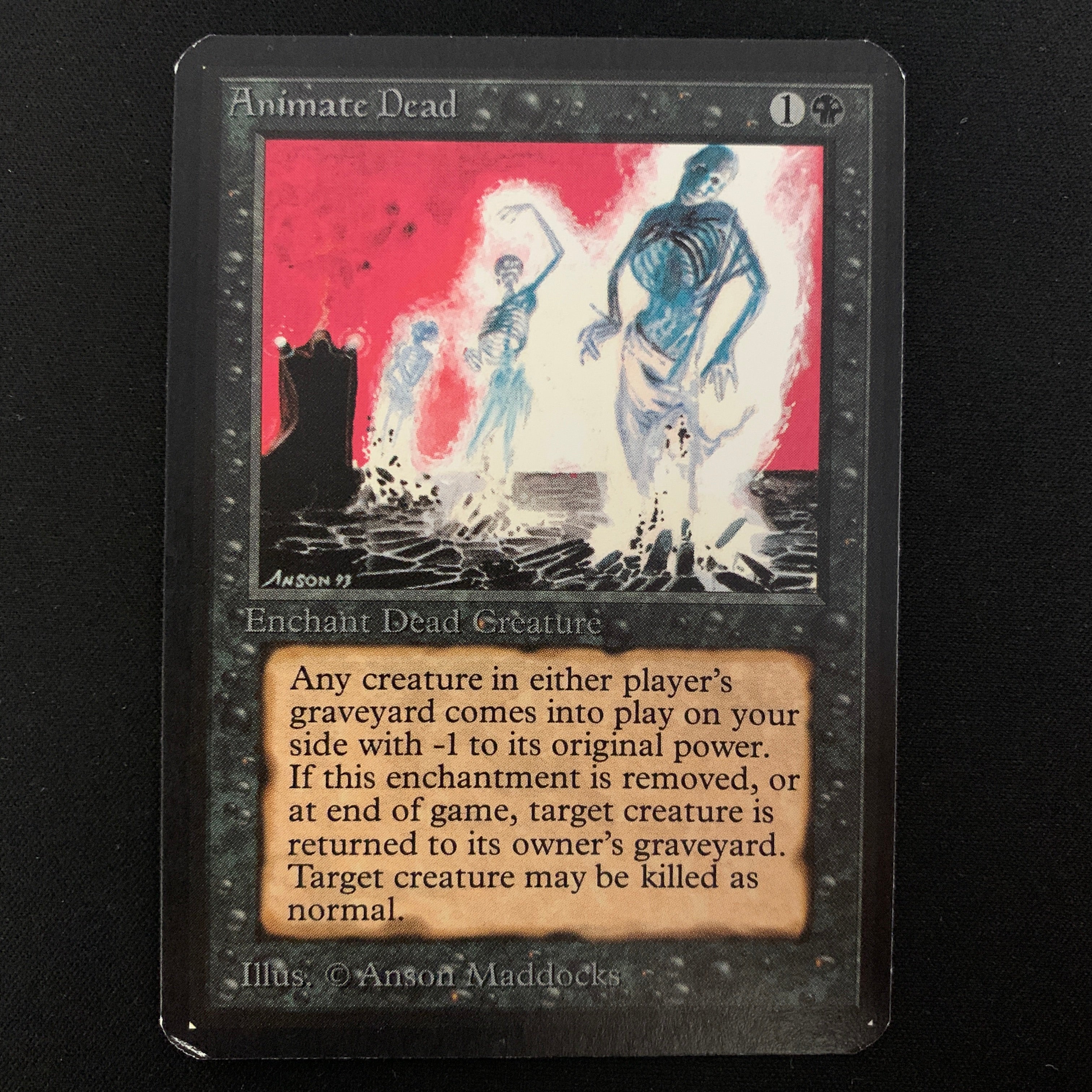 MTG Singles - Animate Dead - Alpha - EX - 24948