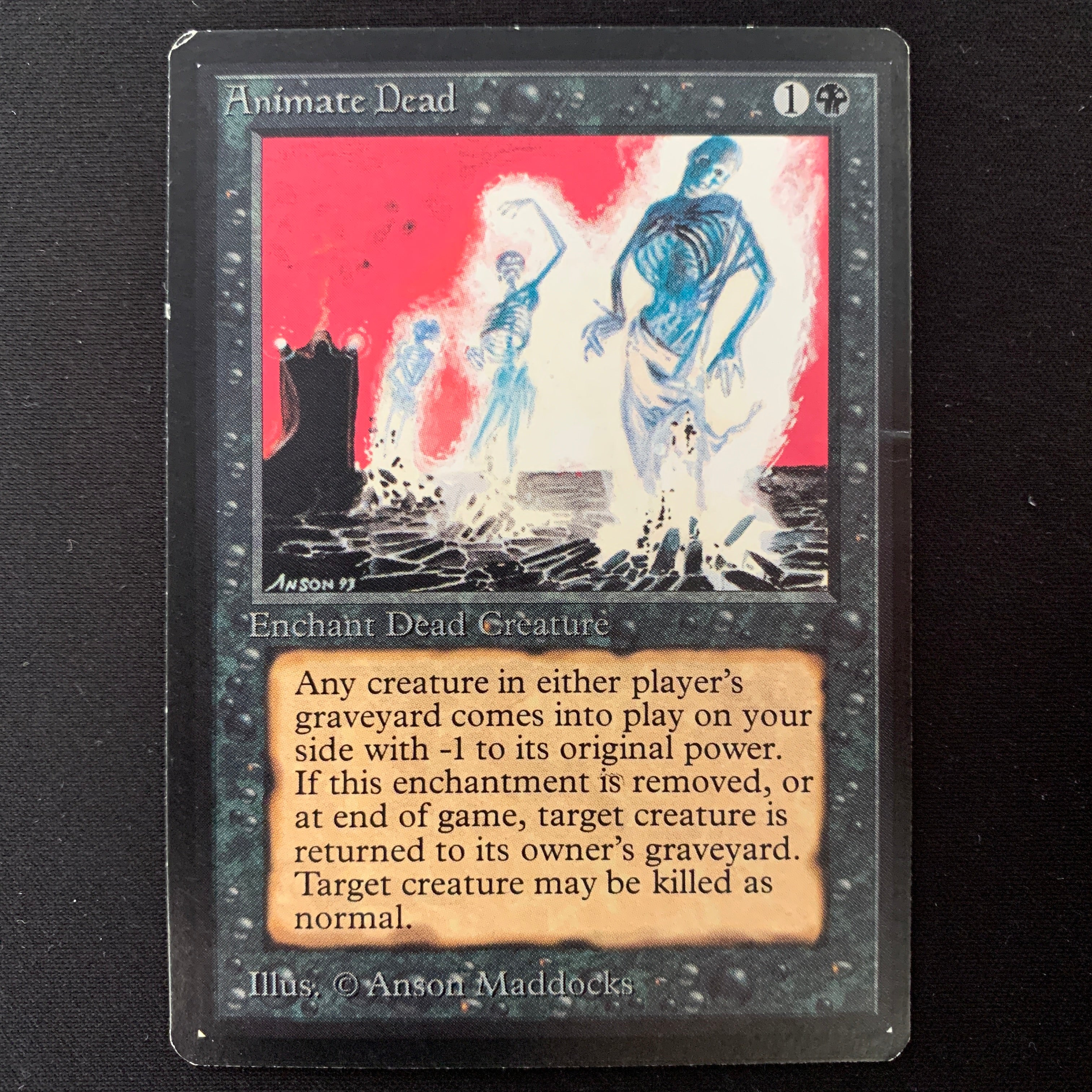 MTG Singles - Animate Dead - Beta - PO - 25081
