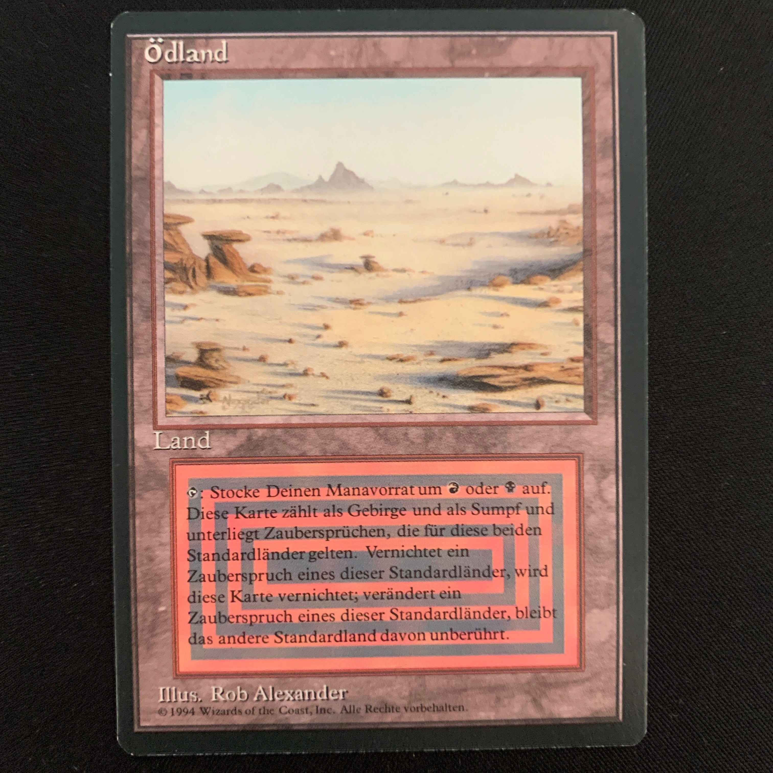 MTG Singles - Badlands - Foreign Black Bordered - German - NM - 25205