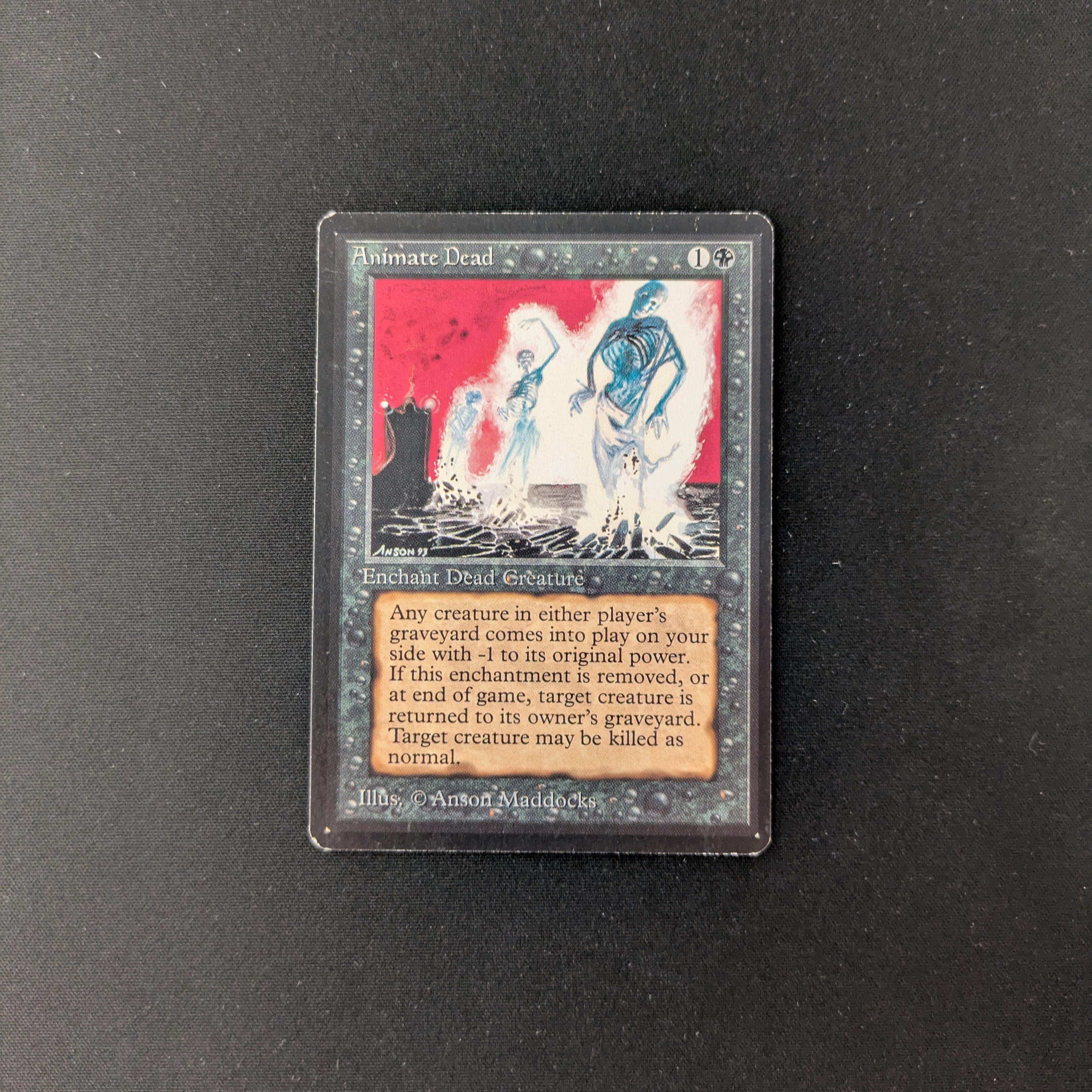 MTG Singles - Animate Dead - Beta - EX - 25363