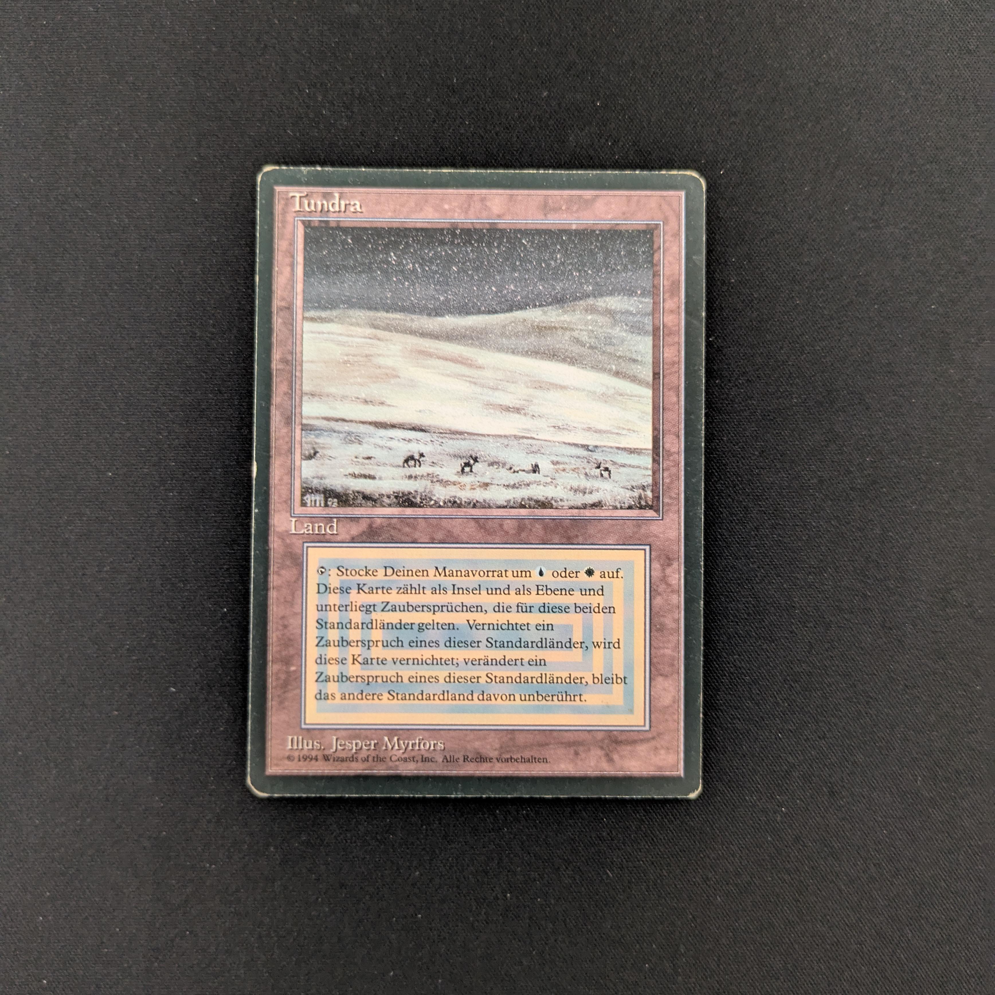 MTG Singles - Tundra - Foreign Black Bordered - German - LP - 25557