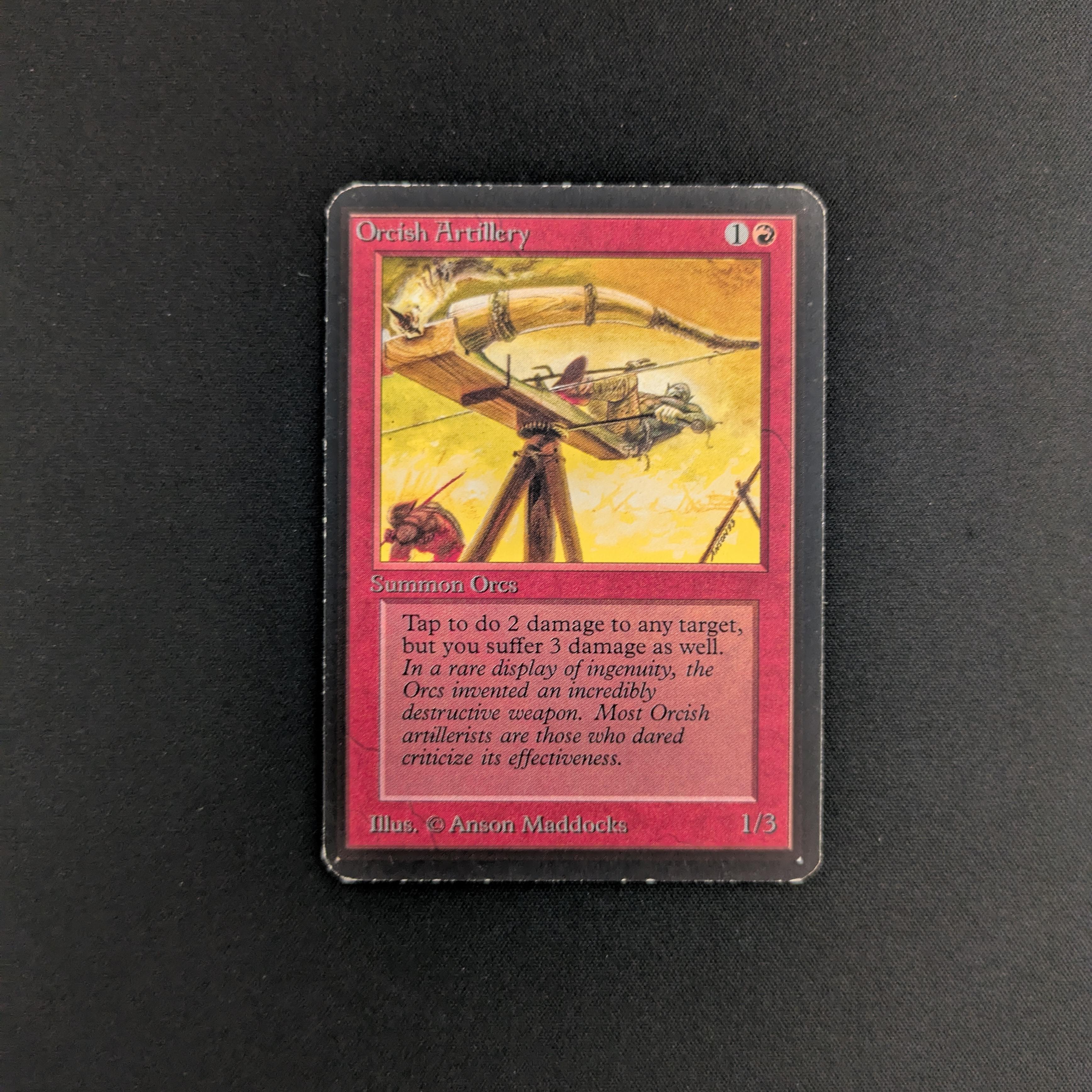 MTG Singles - Orcish Artillery - Alpha - LP - 25604