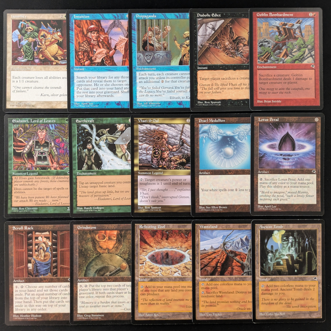 MTG Singles - Full Set - Tempest - EX-GD -