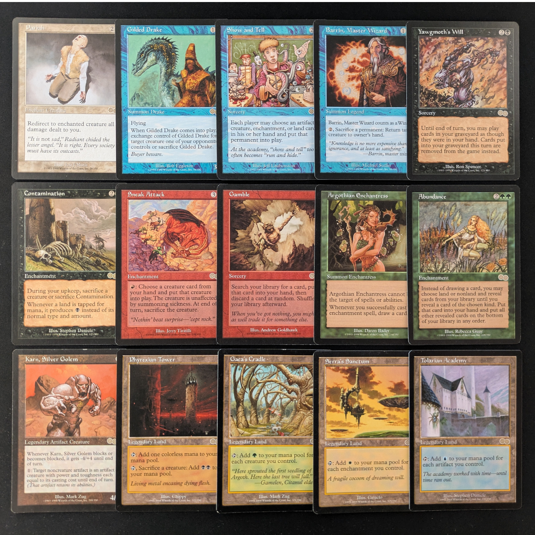 MTG Singles - Full Set - Urza's Saga - EX-GD -