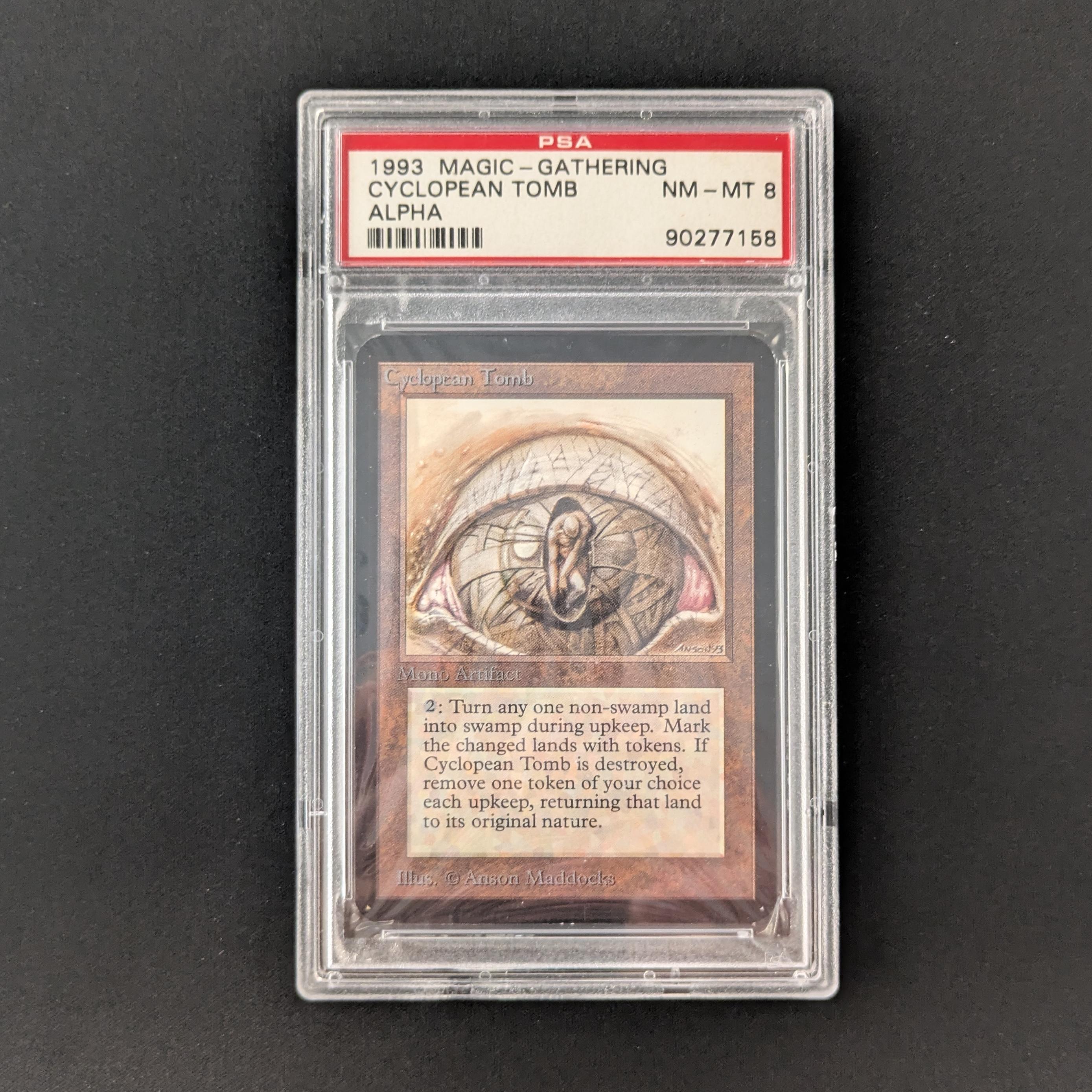MTG Singles - Cyclopean Tomb - Alpha - PSA 8 - 26110