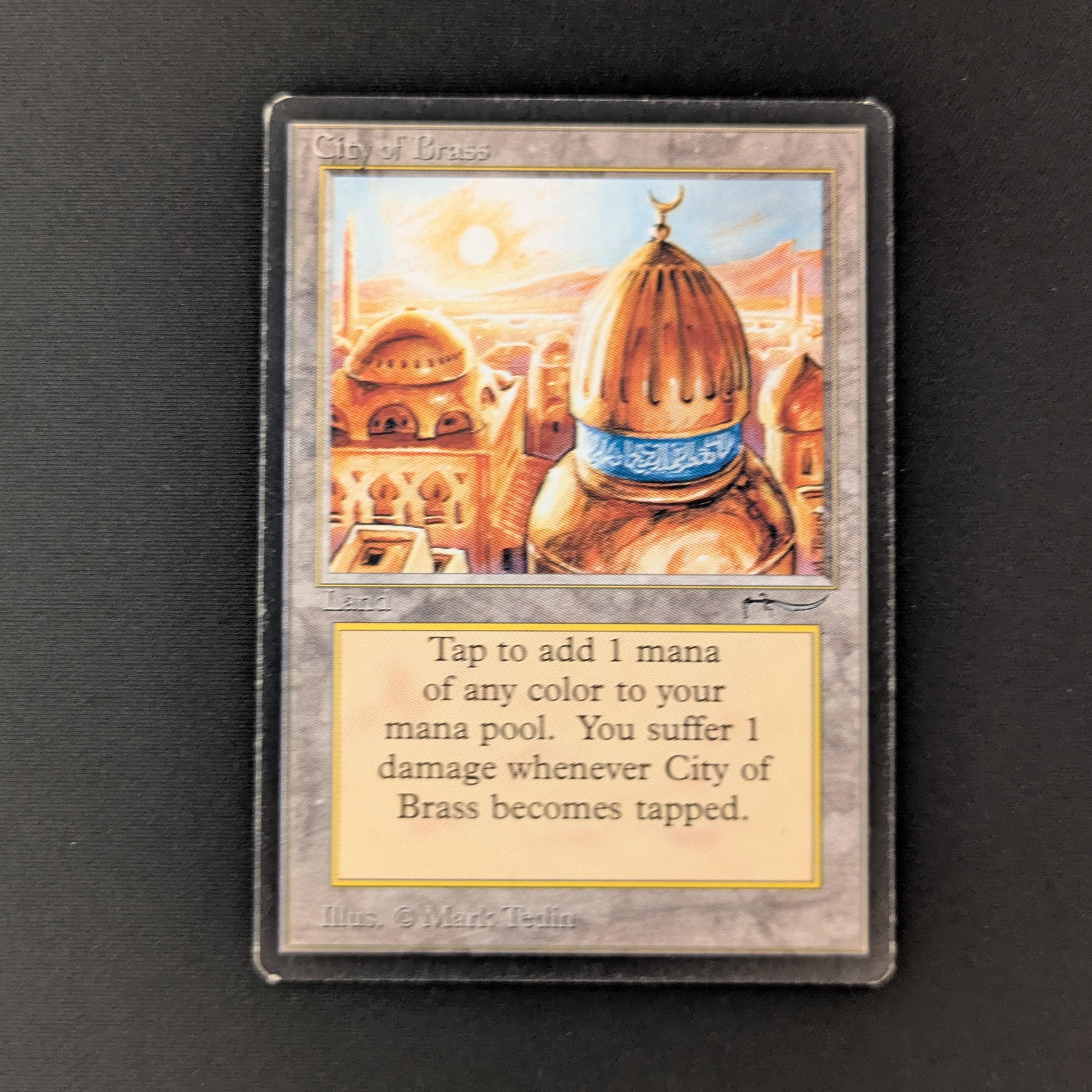 MTG Singles - City of Brass - Arabian Nights - LP - 26228