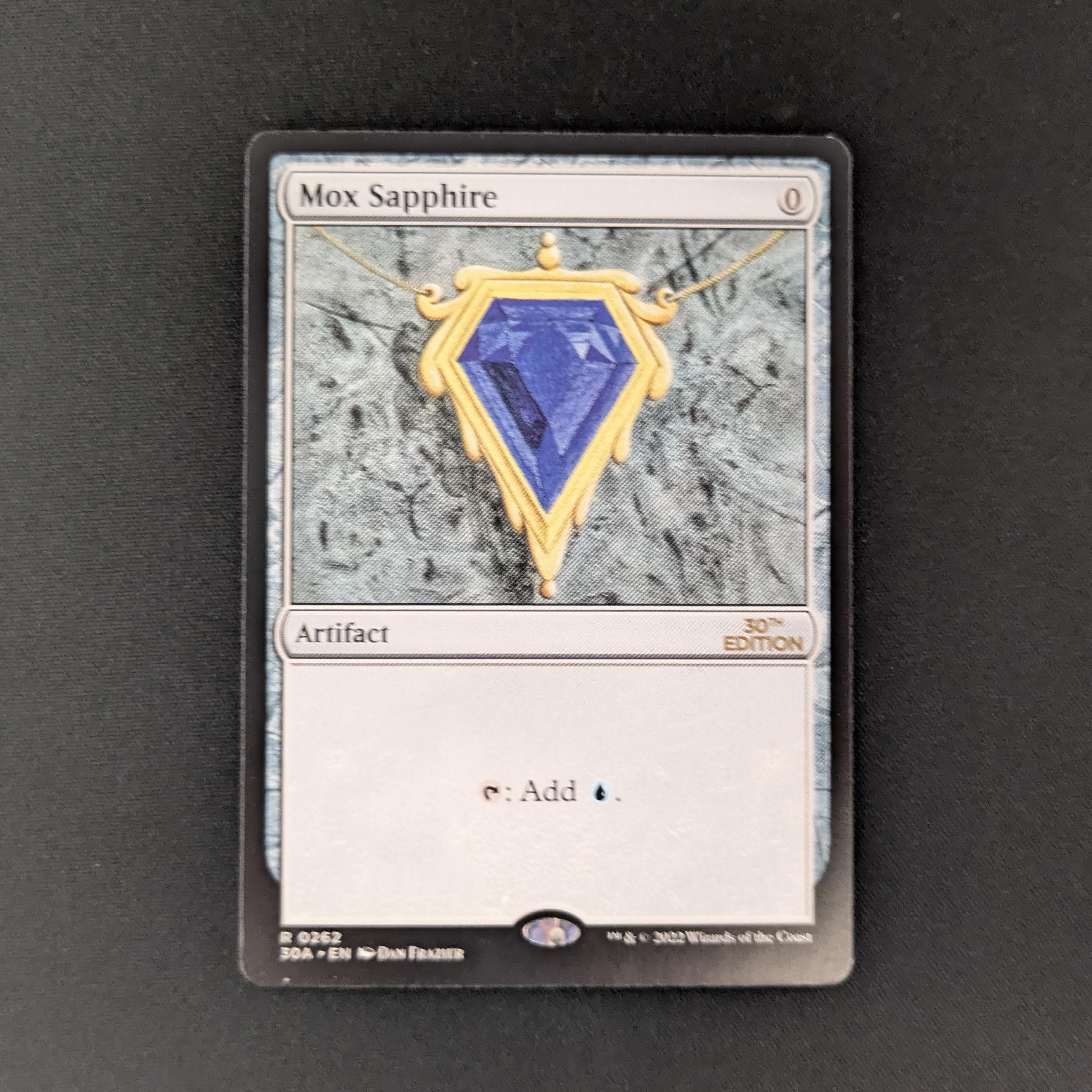 MTG Singles - Mox Sapphire (Modern Frame) - 30th Anniversary Edition - NM - 26236