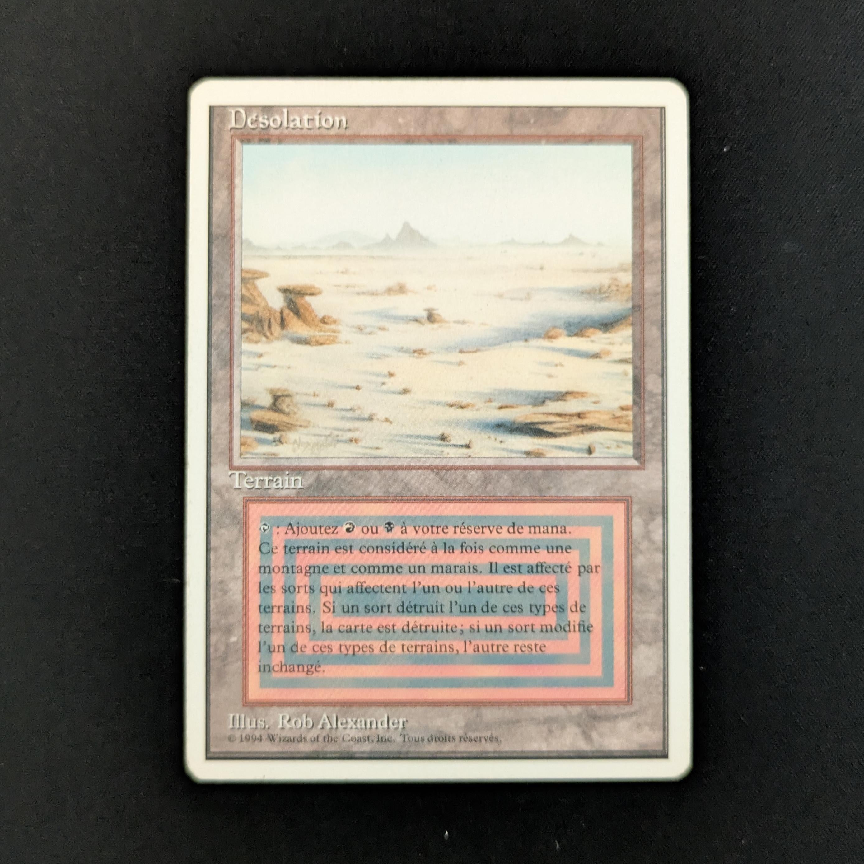 MTG Singles - Badlands - Foreign White Bordered - French - GD - 26528