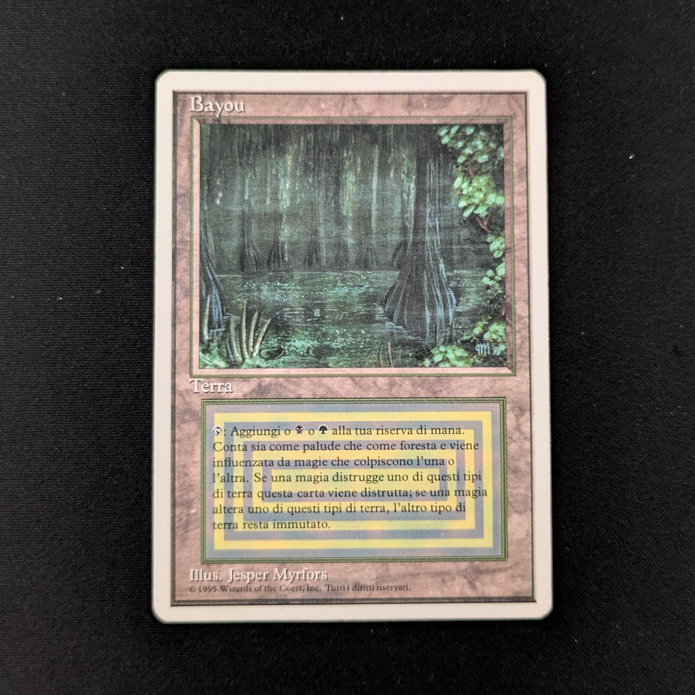 MTG Singles - Bayou - Foreign White Bordered - Italian - LP - 26661