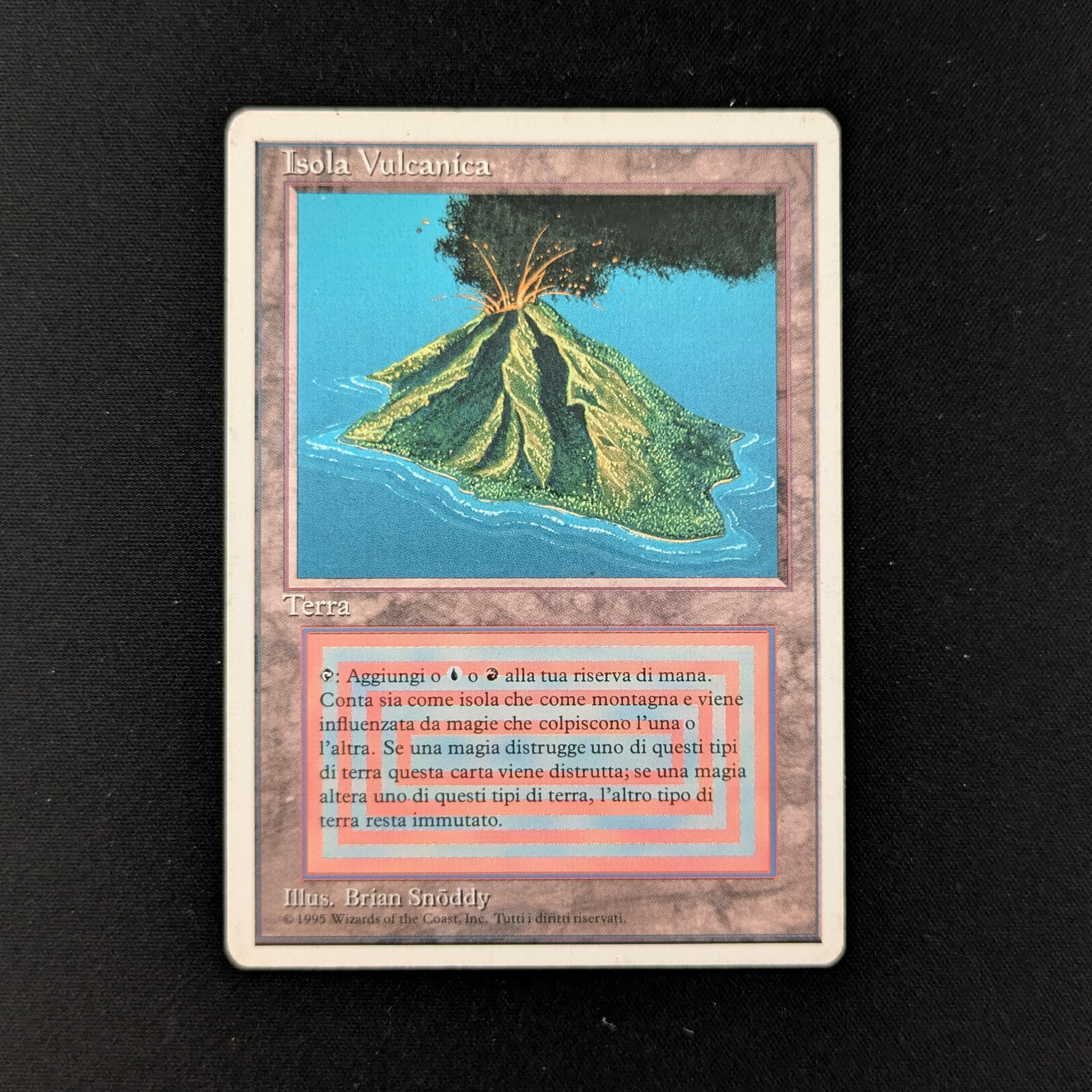 MTG Singles - Volcanic Island - Foreign White Bordered - Italian - GD - 26670