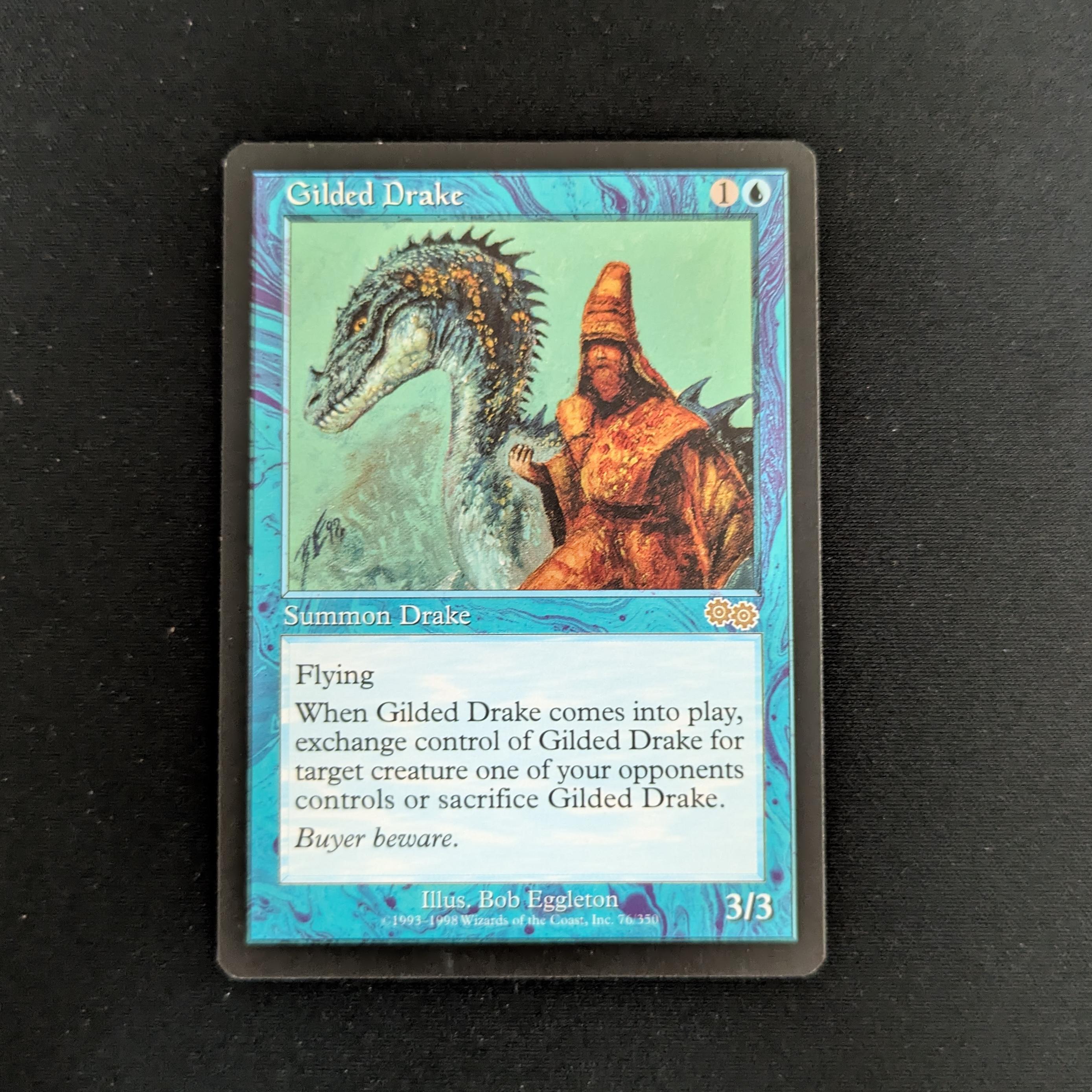 MTG Singles - Gilded Drake - Urza's Saga - English - NM - 26766