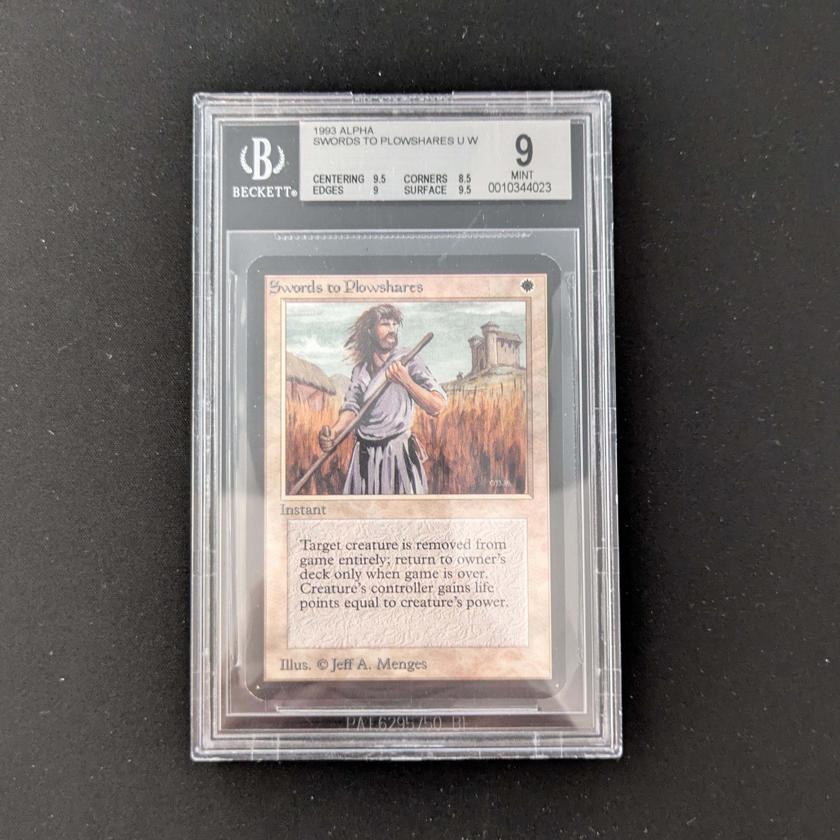 MTG Singles - Swords to Plowshares - Alpha - BGS 9 - 26789