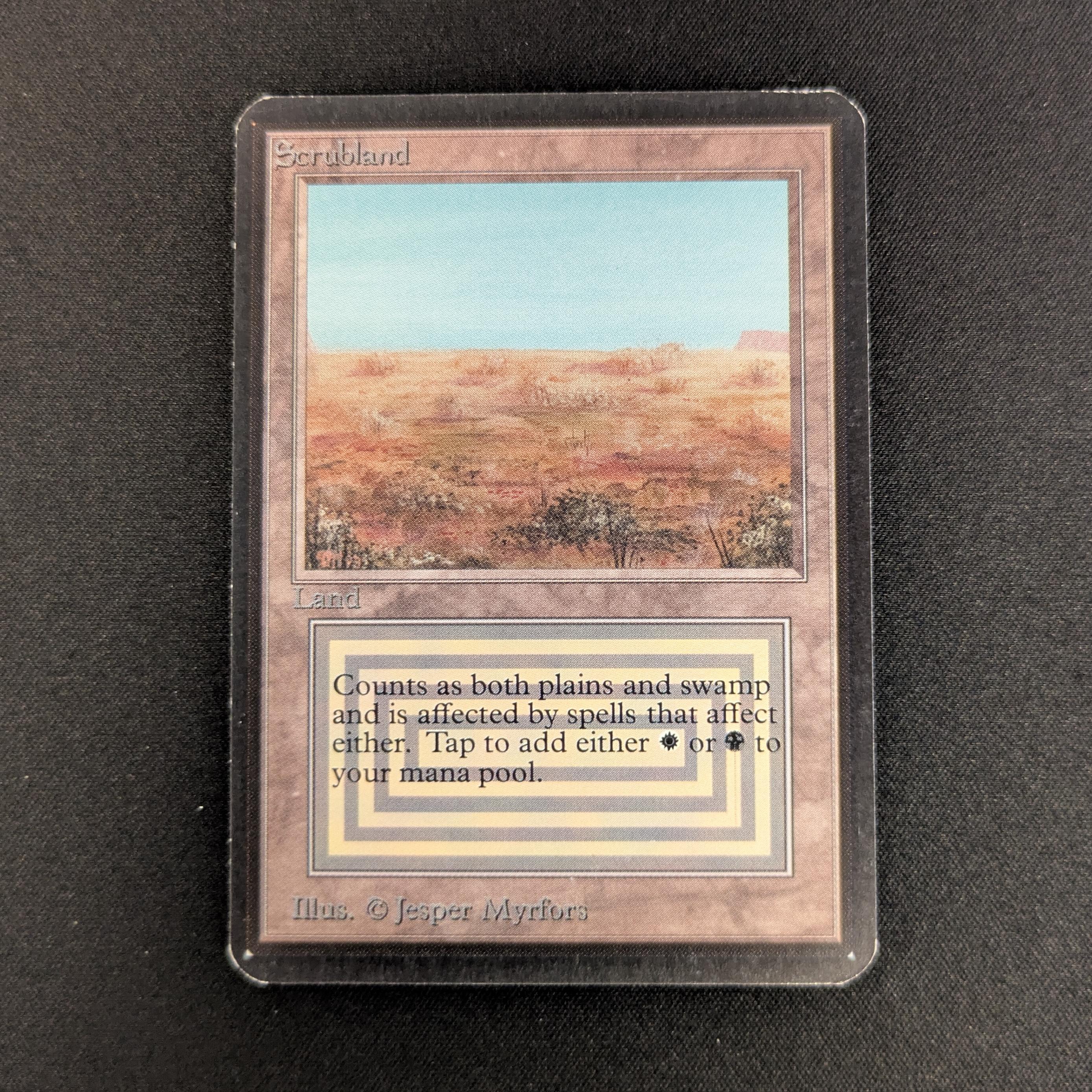 MTG Singles - Scrubland - Alpha - EX - 26948