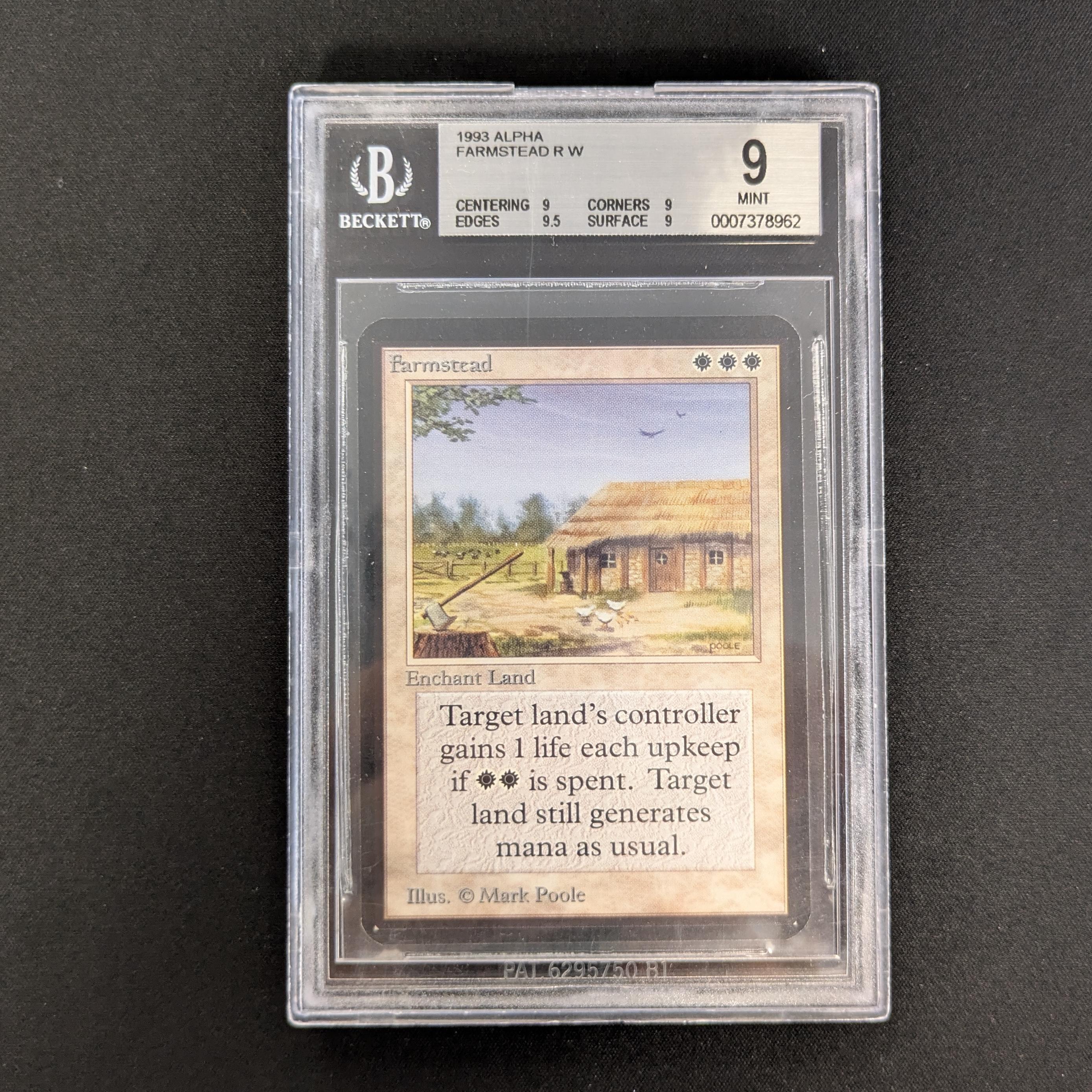 MTG Singles - Farmstead - Alpha - BGS 9 - 26978