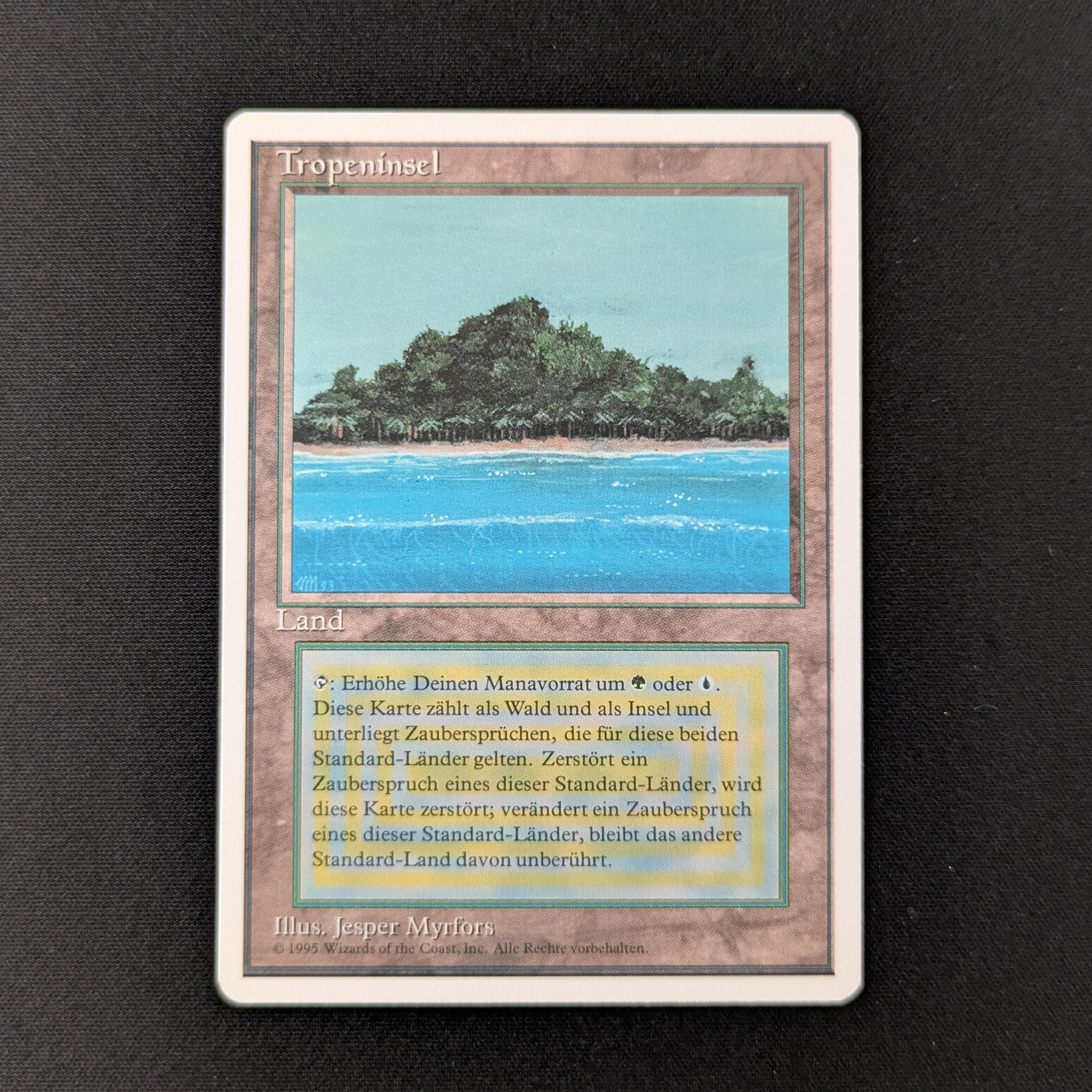 MTG Singles - Tropical Island - Foreign White Bordered - German - EX - 27063