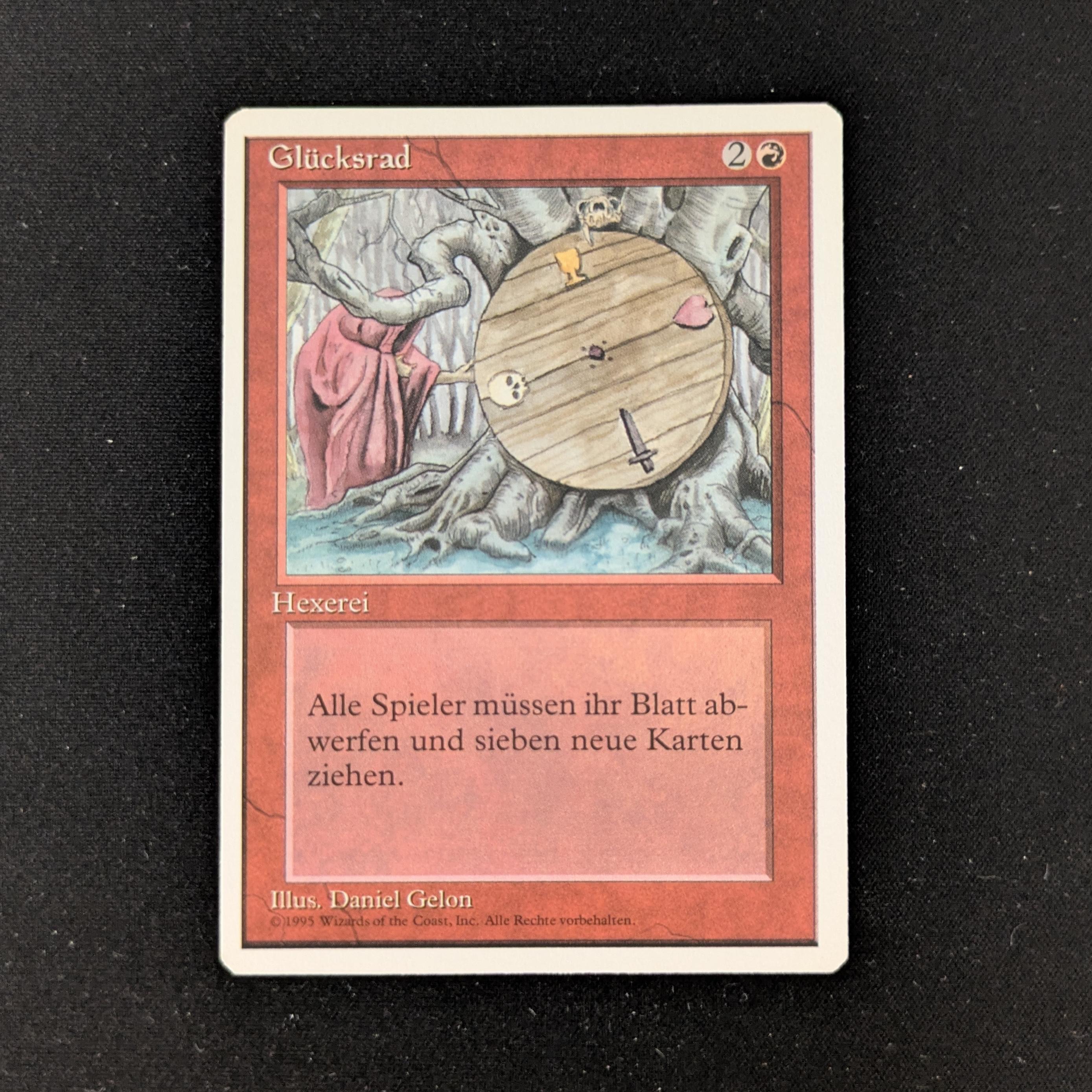 MTG Singles - Wheel of Fortune - Foreign White Bordered - German - NM - 27137