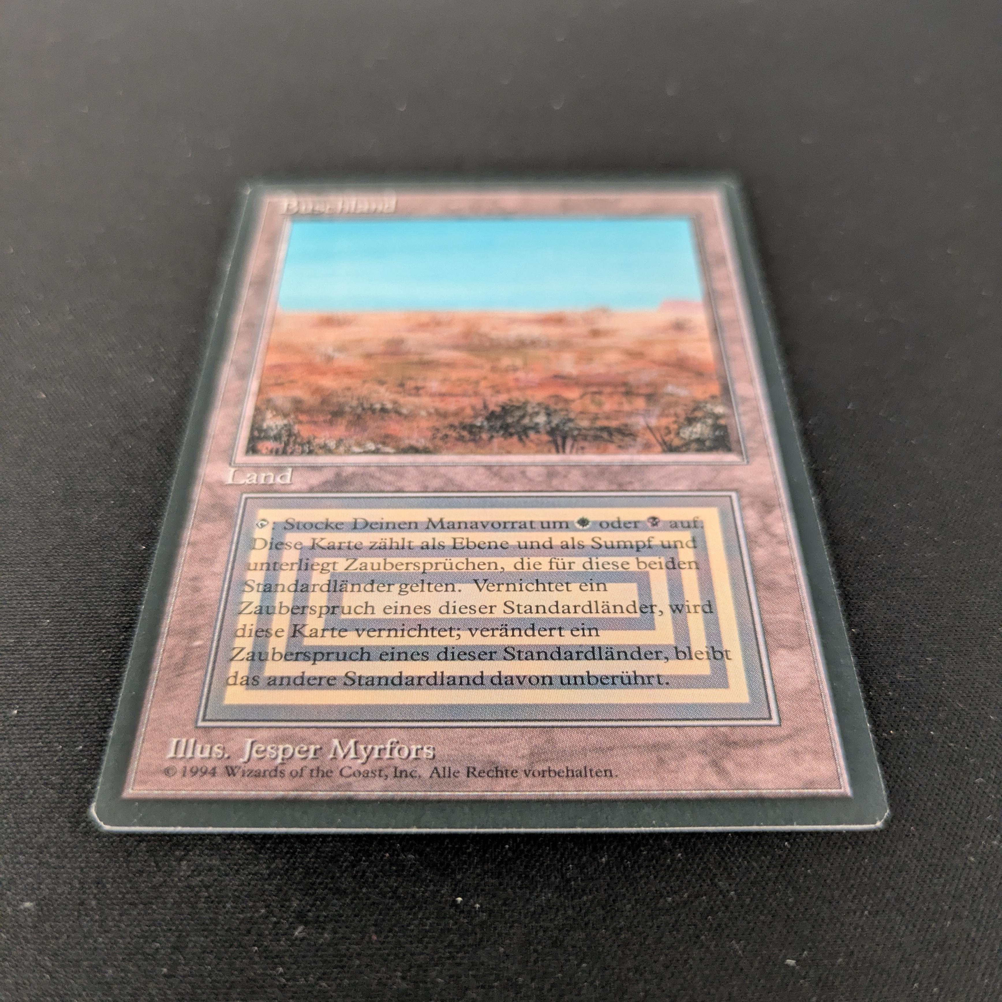 MTG Singles - Scrubland - Foreign Black Bordered -