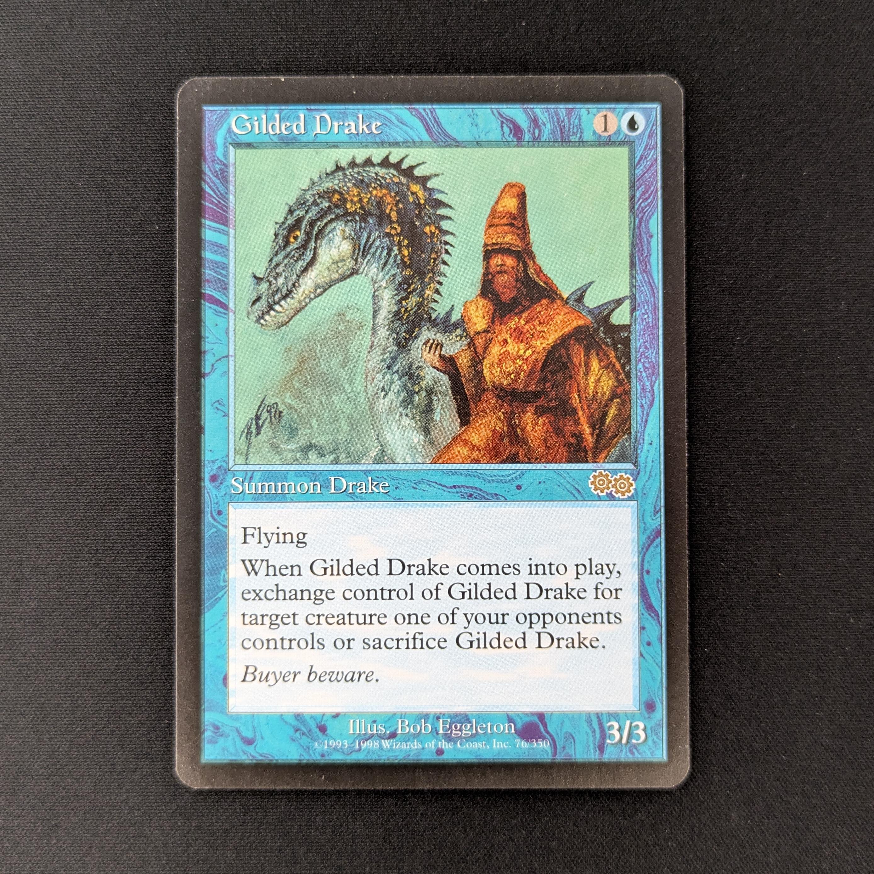 MTG Singles - Gilded Drake - Urza's Saga - English - NM - 27214