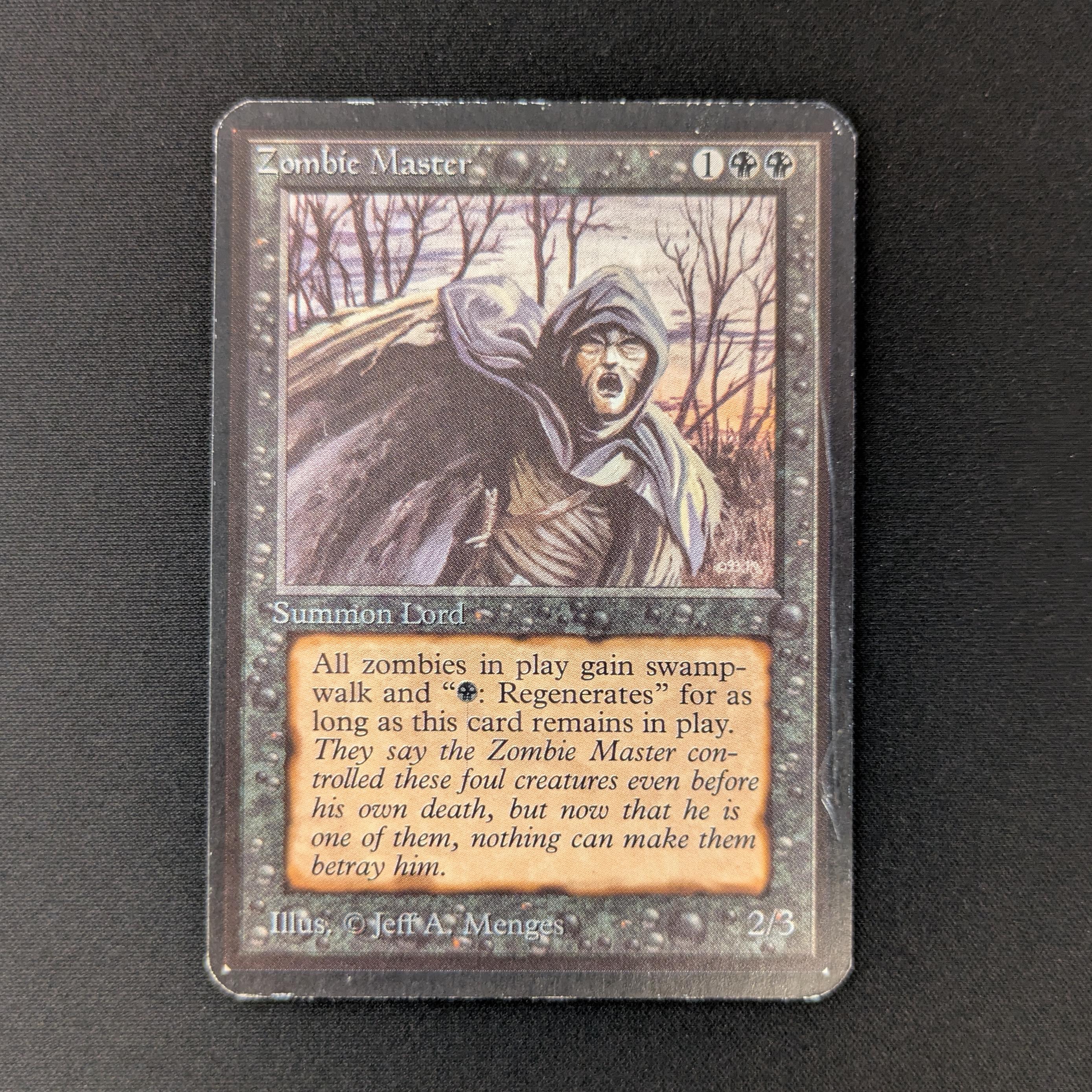 MTG Singles - Zombie Master - Alpha - PO - INKED - 27239