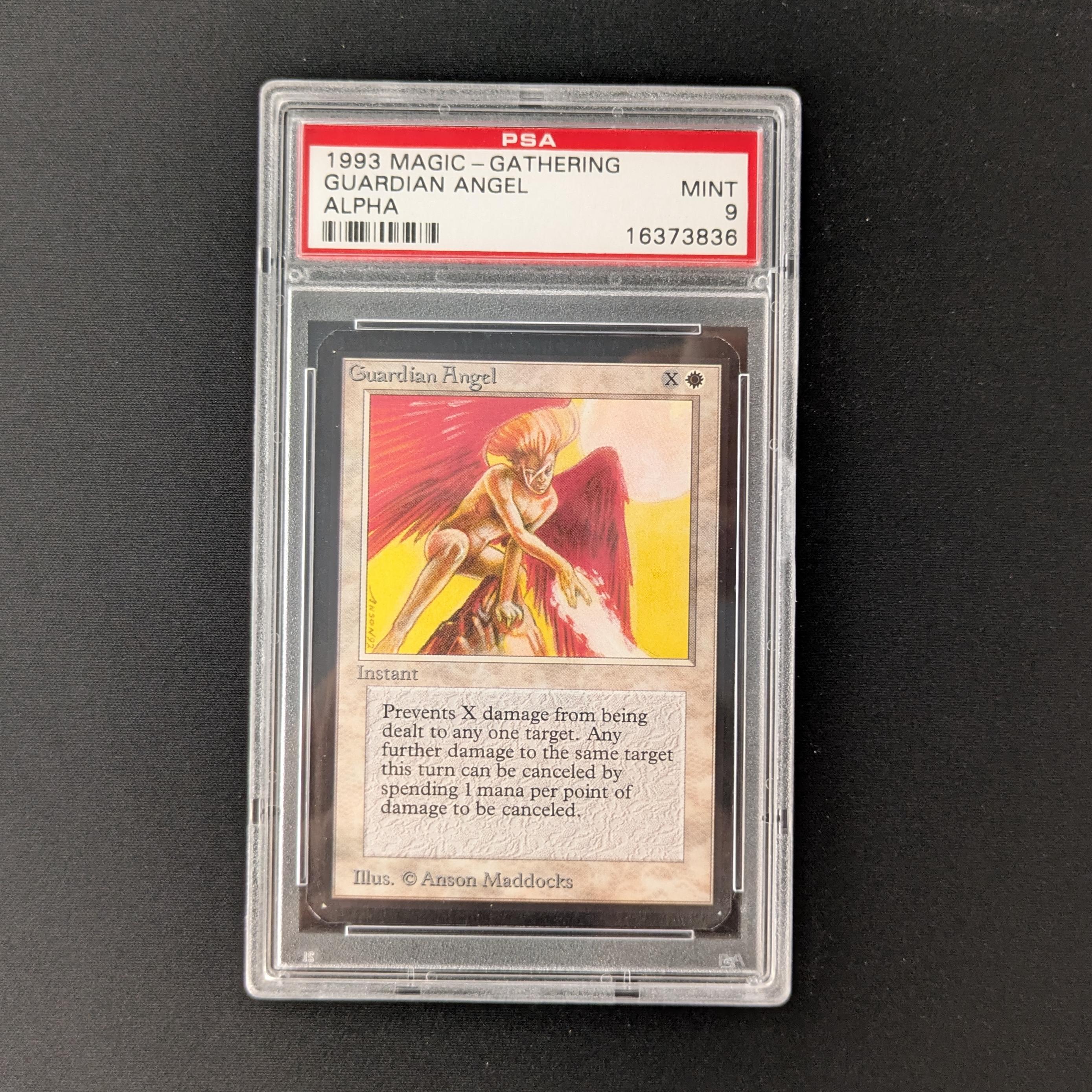 MTG Singles - Guardian Angel - Alpha - PSA 9 -