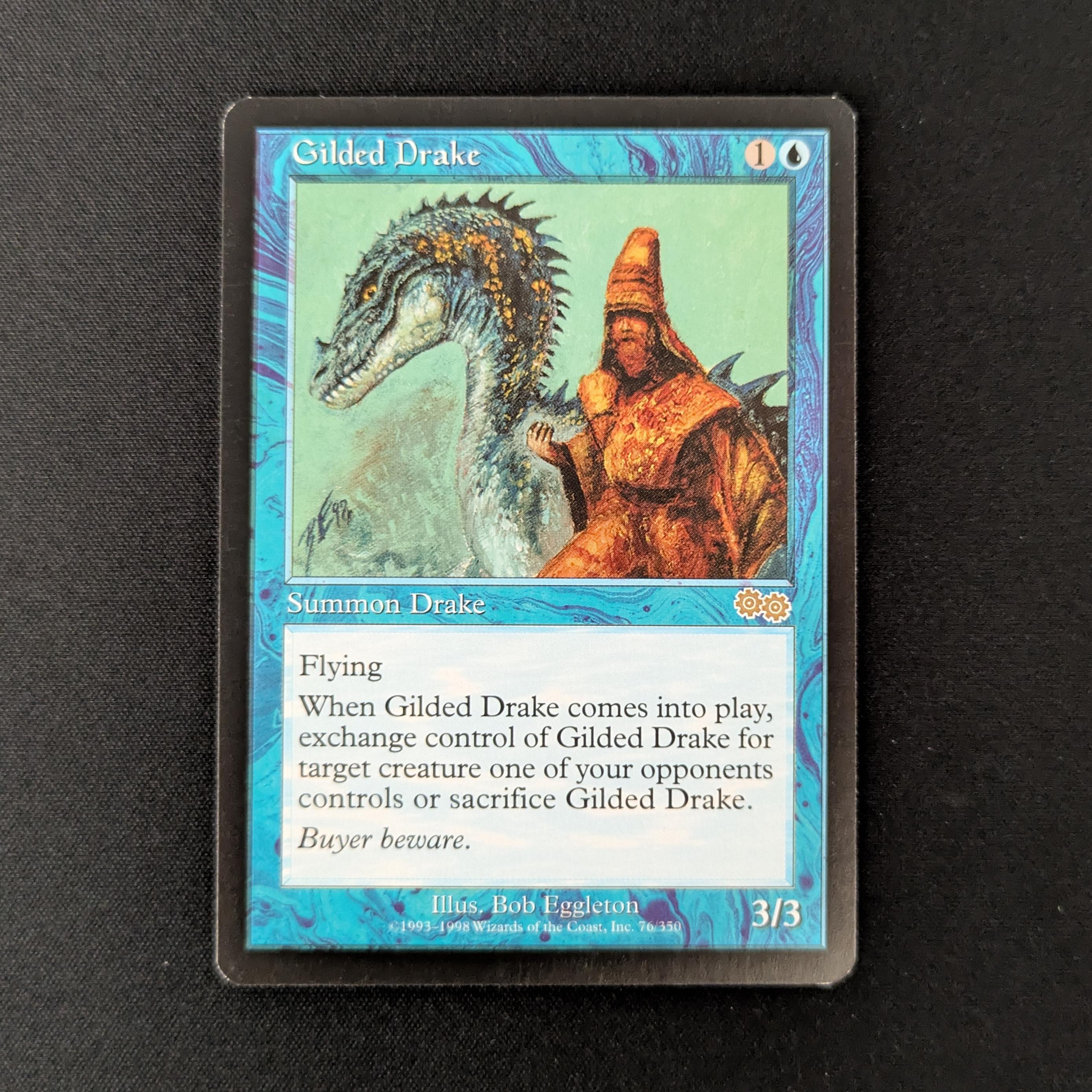 MTG Singles - Gilded Drake - Urza's Saga - English - NM - 27610