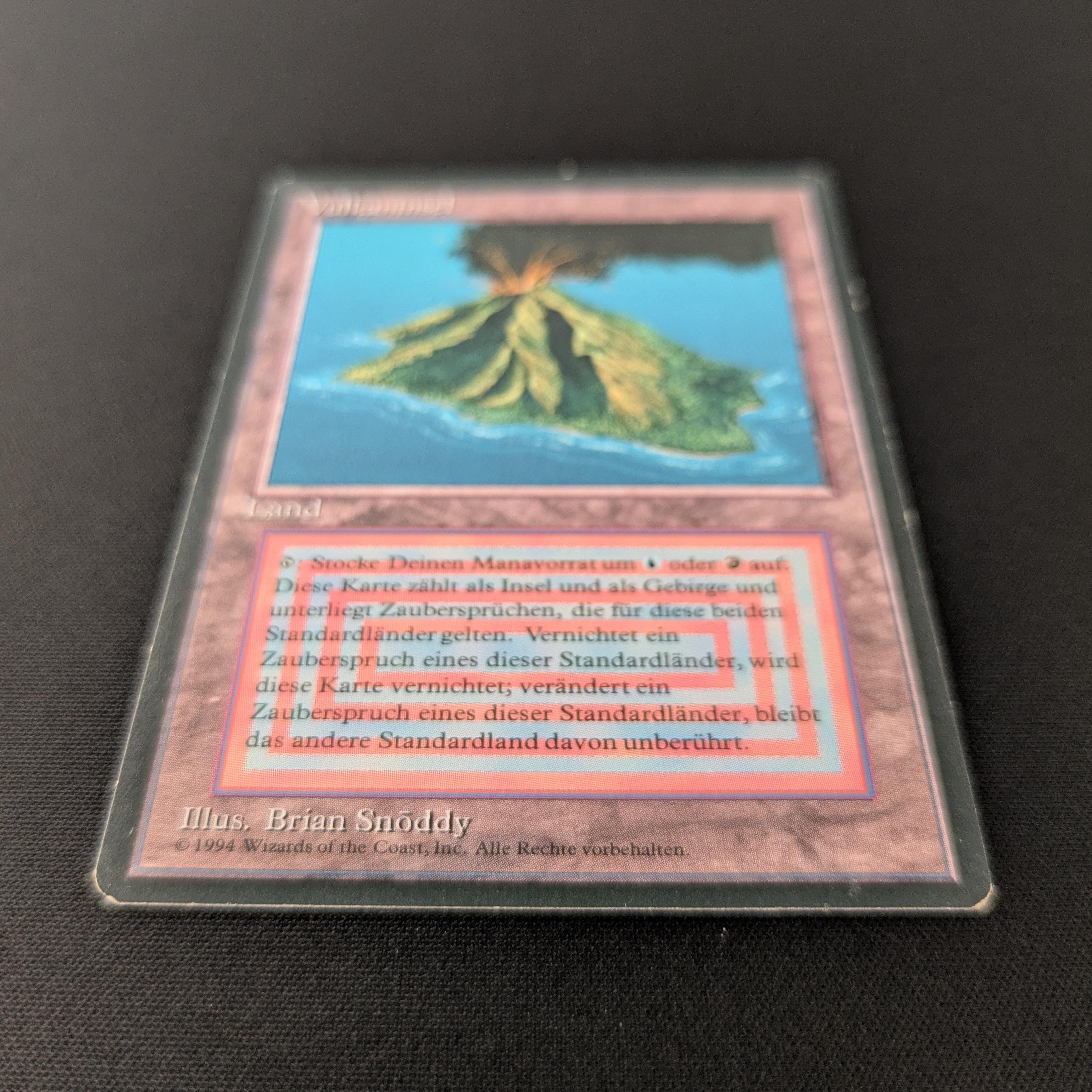 MTG Singles - Volcanic Island - Foreign Black Bordered -