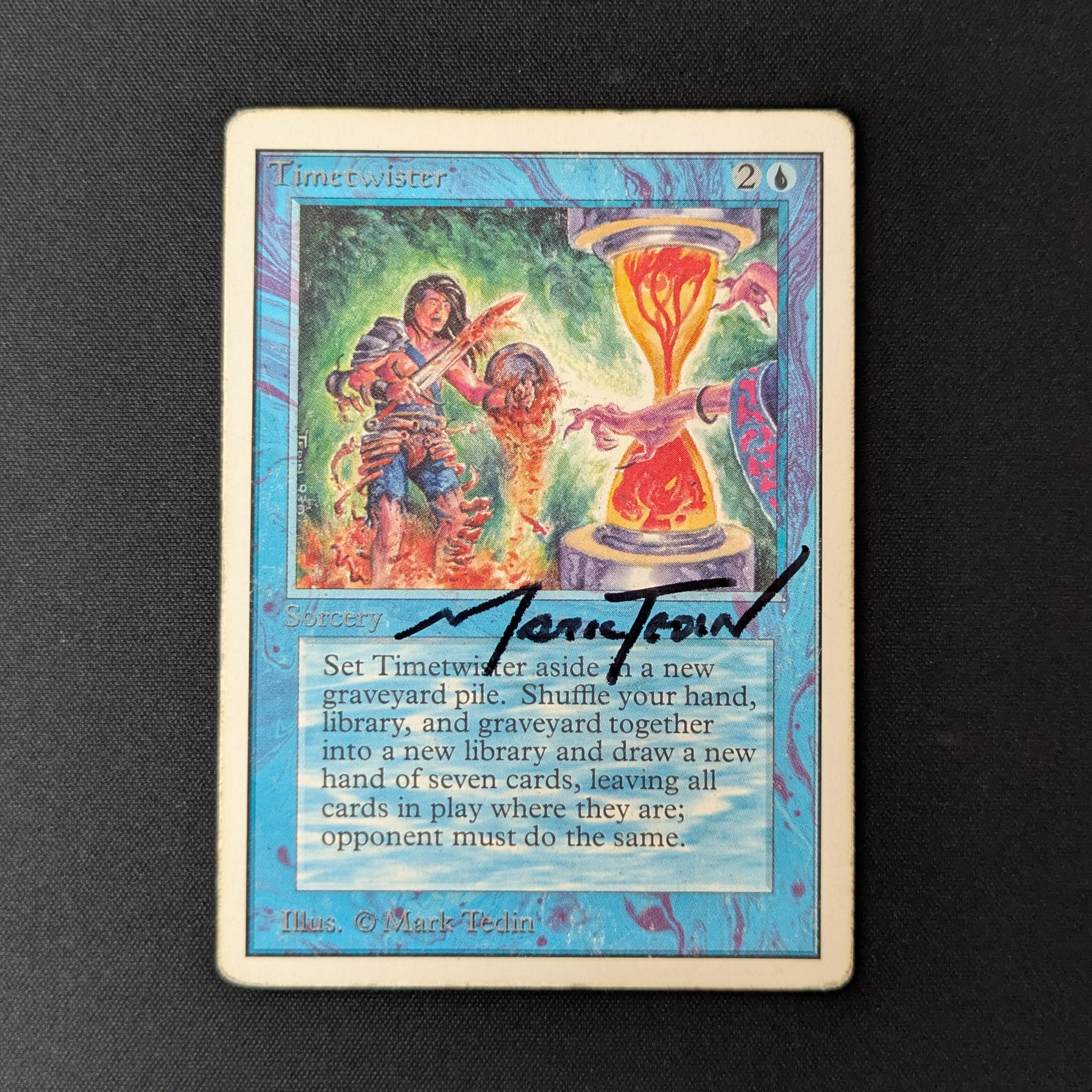 MTG Singles - Timetwister - Unlimited - PL - SIGNED - 27792