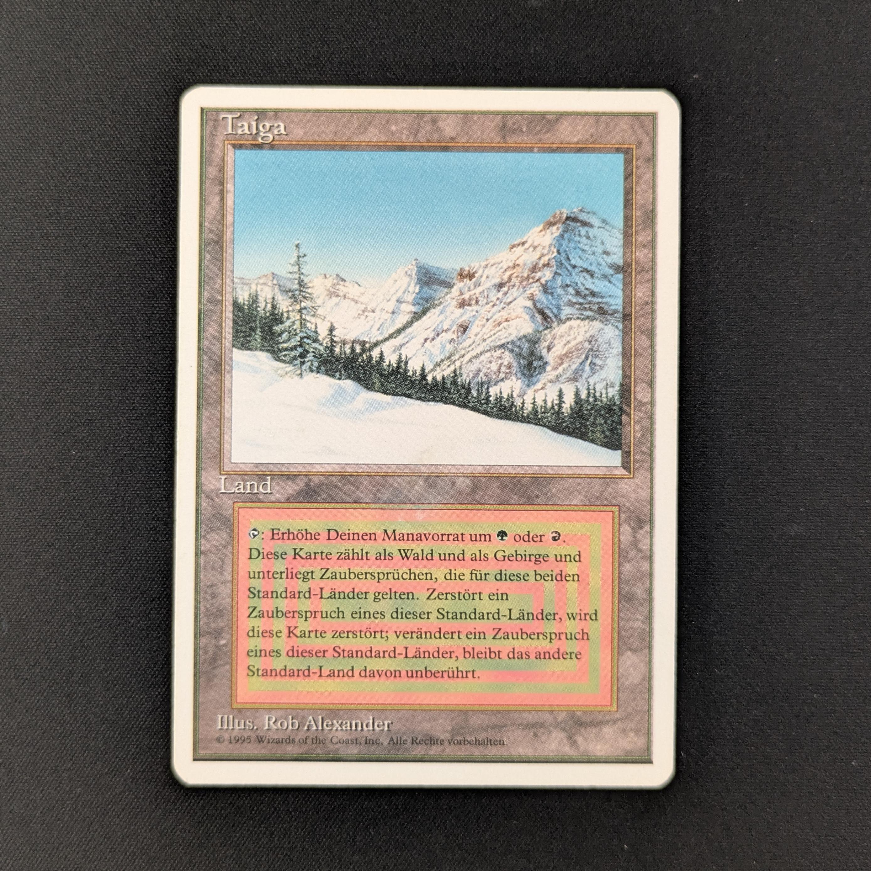 MTG Singles - Taiga - Foreign White Bordered - German - PO - 27841