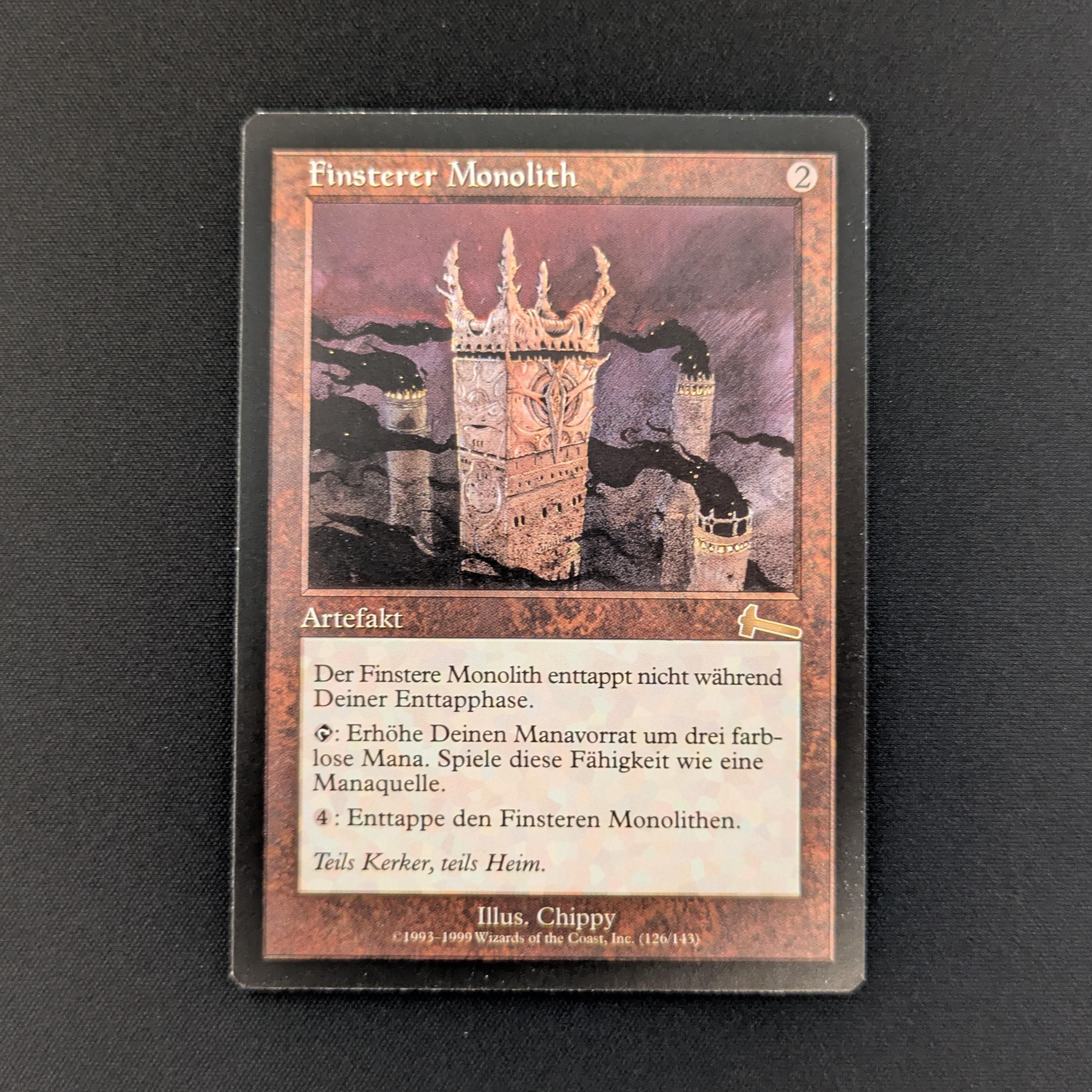 MTG Singles - Grim Monolith - Urza's Legacy - German - EX - 27859