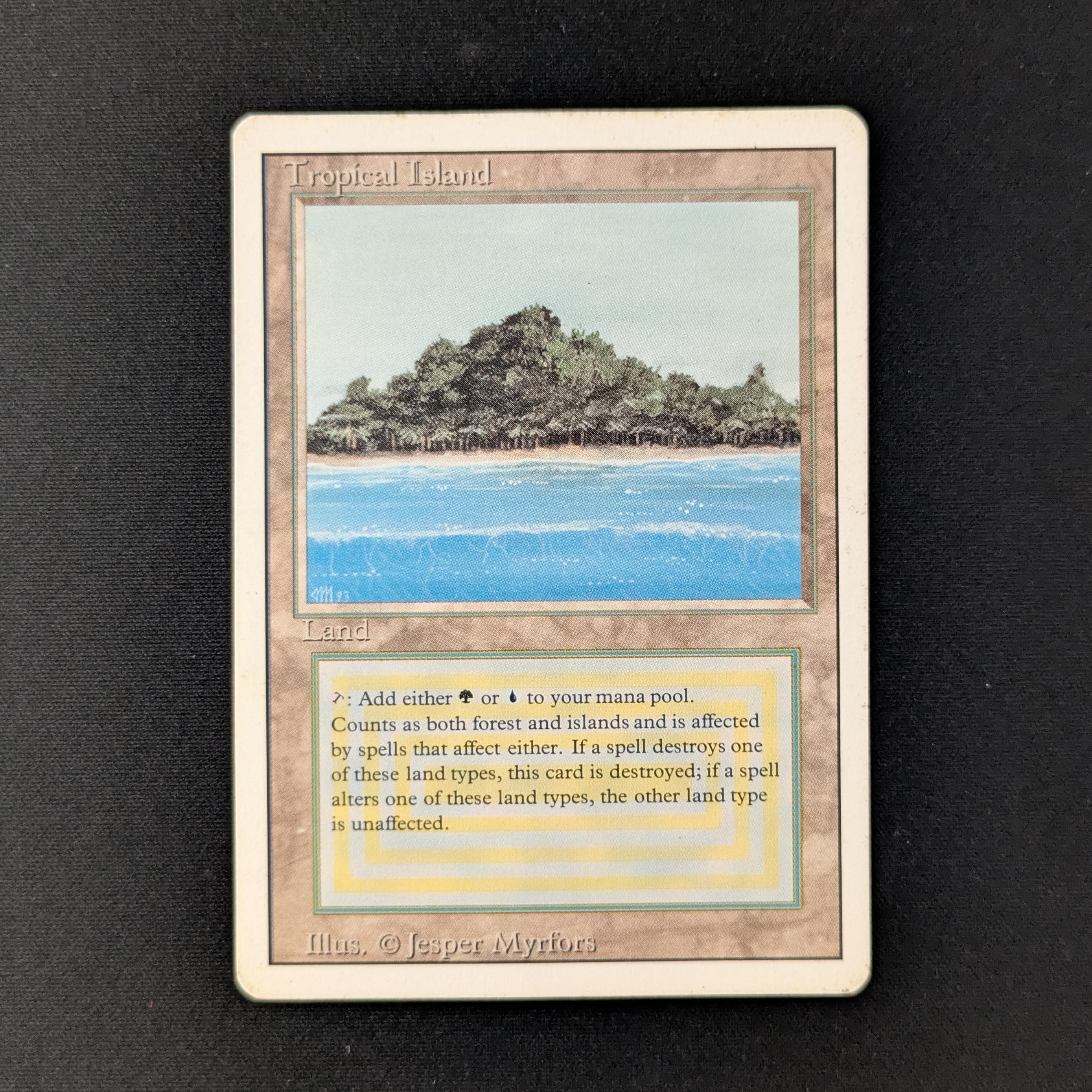 MTG Singles - Tropical Island - Revised - LP - 27912