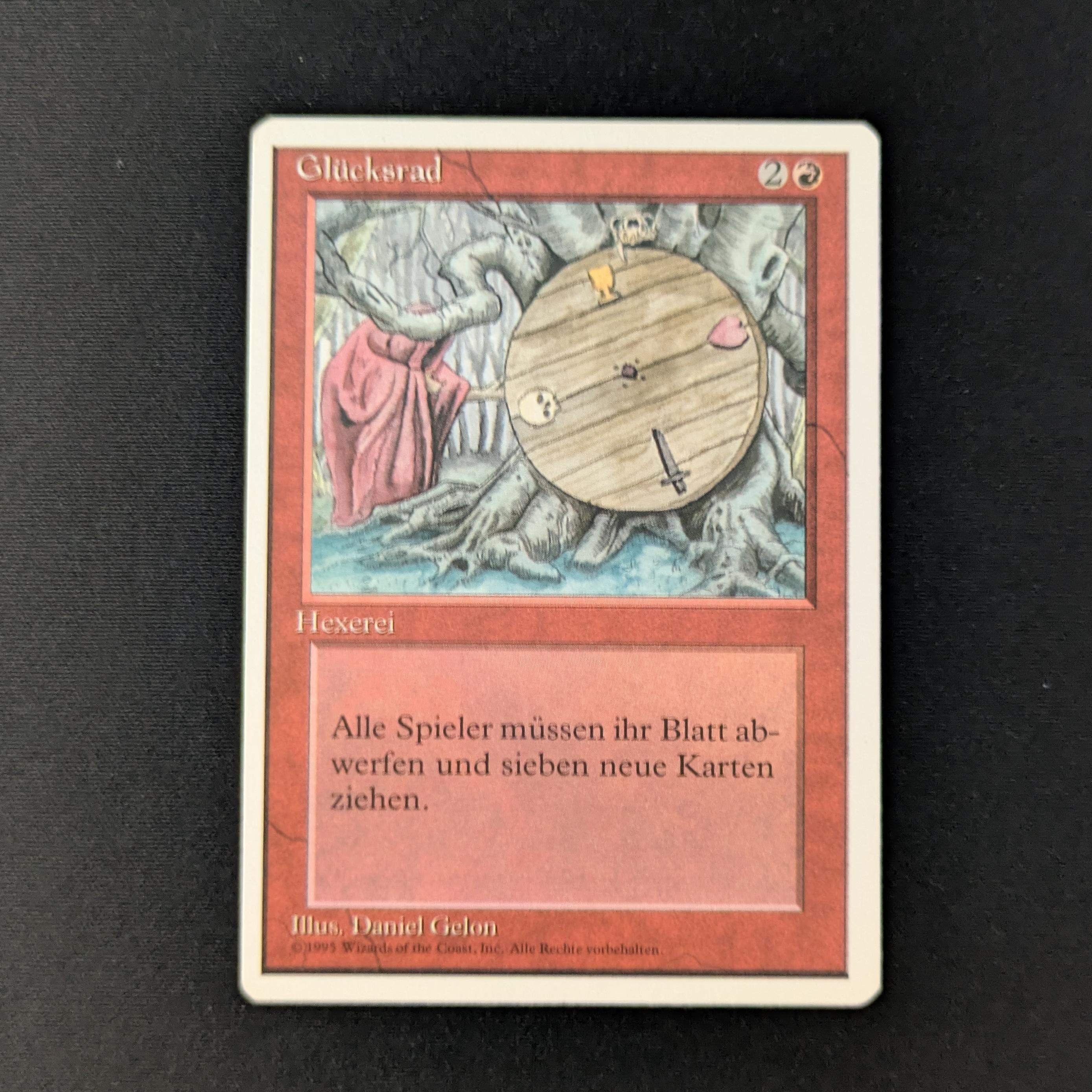 MTG Singles - Wheel of Fortune - Foreign White Bordered - German - EX - 27931