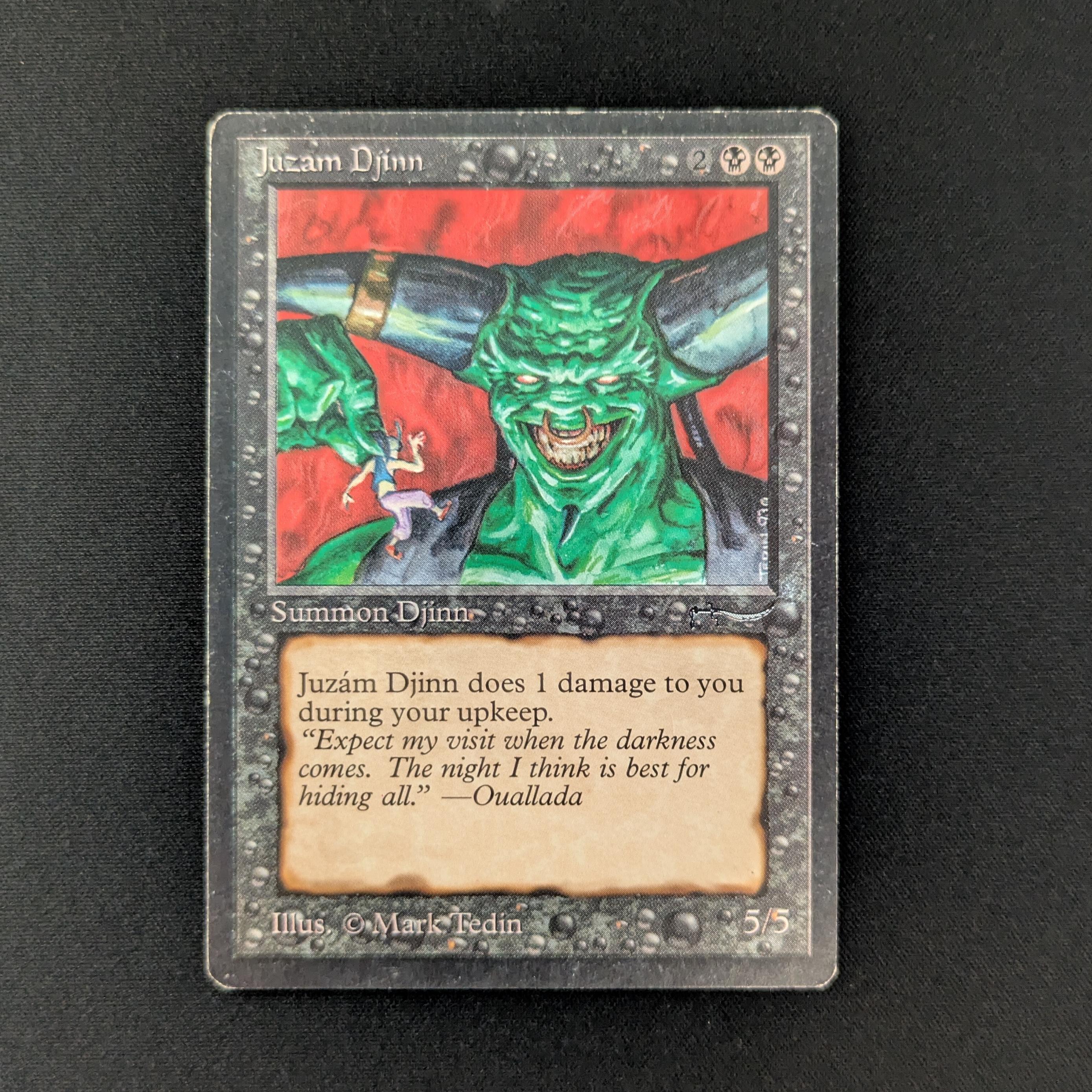 MTG Singles - Juzam Djinn - Arabian Nights - LP - 28102