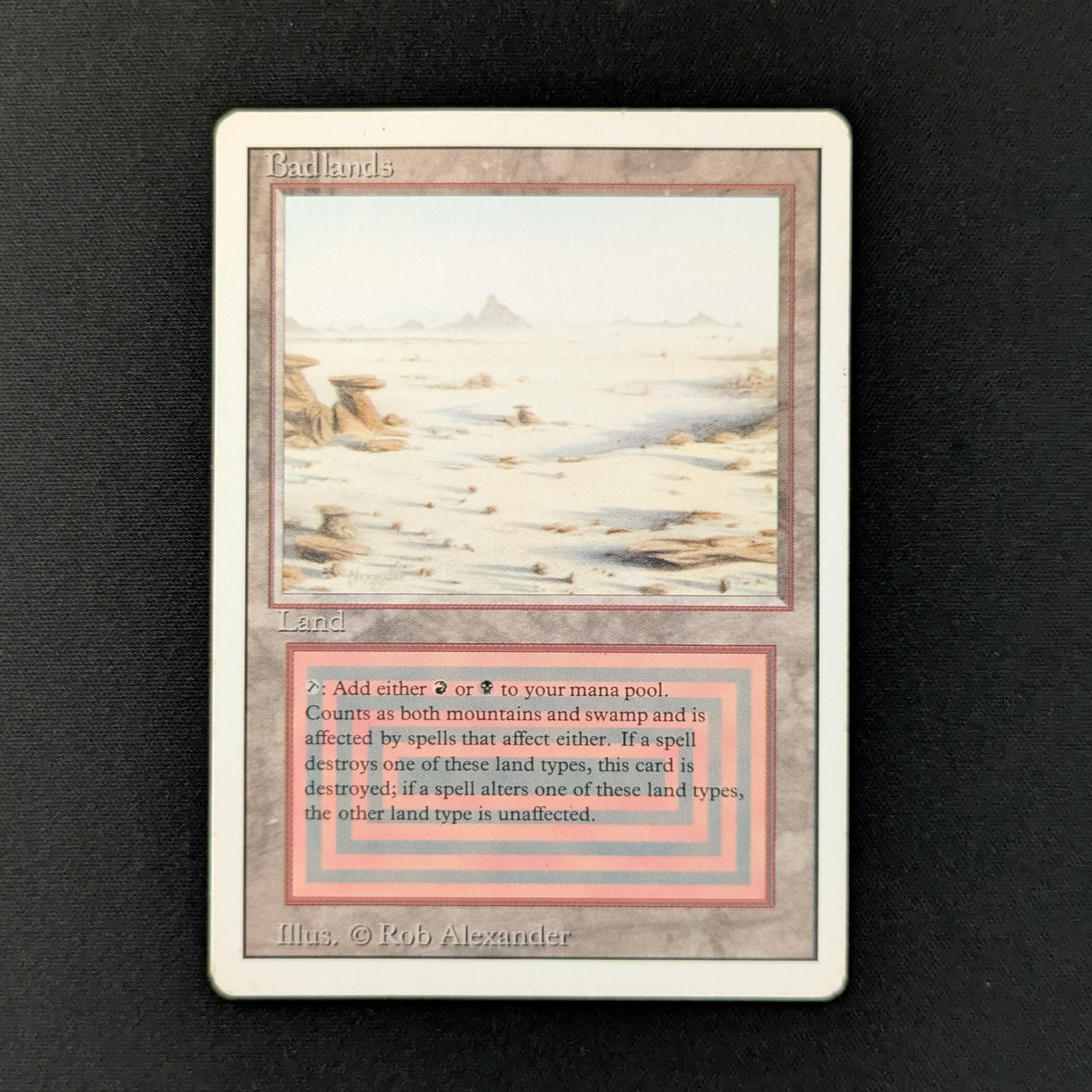 MTG Singles - Badlands - Revised - LP - 28124