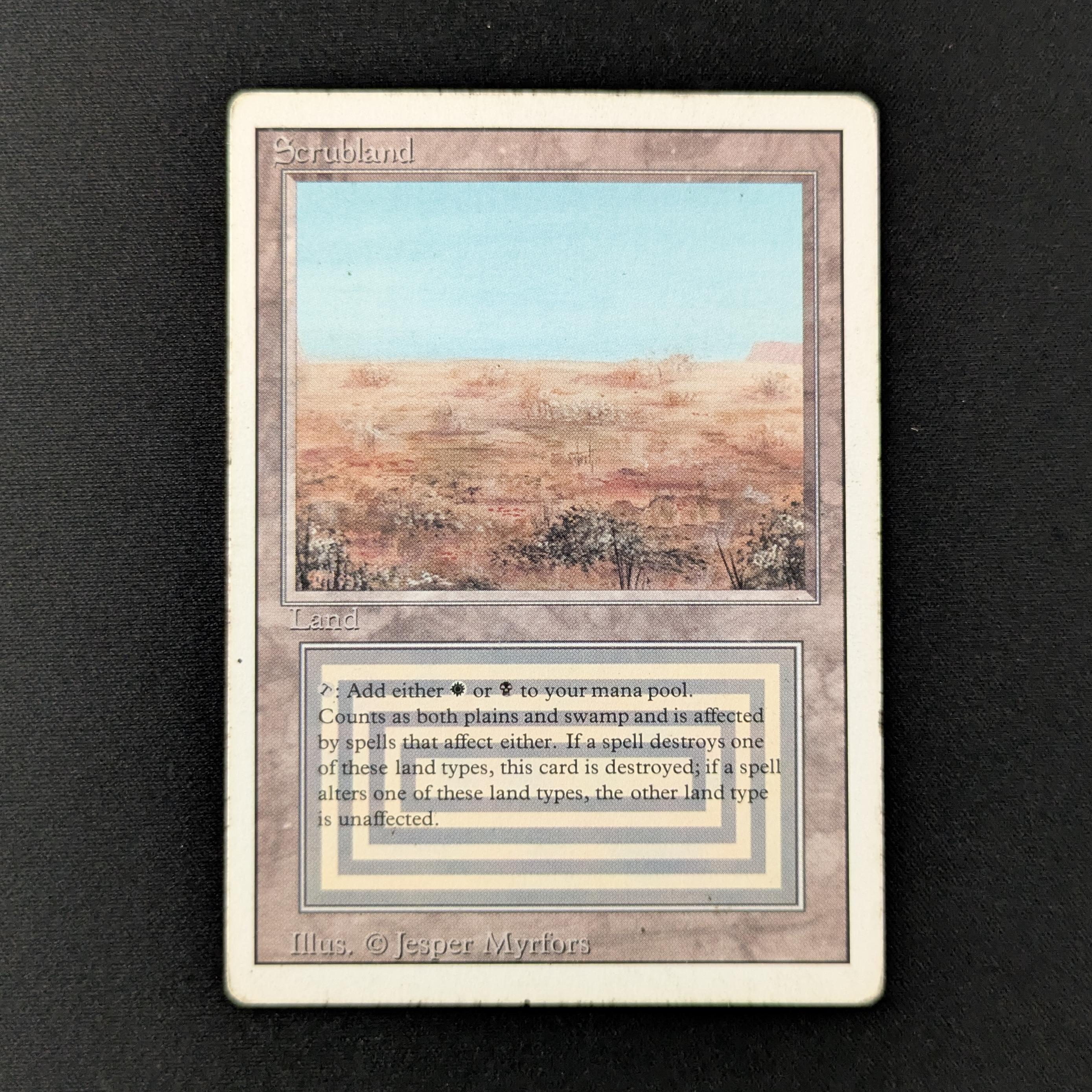 MTG Singles - Scrubland - Revised - PL - 28135