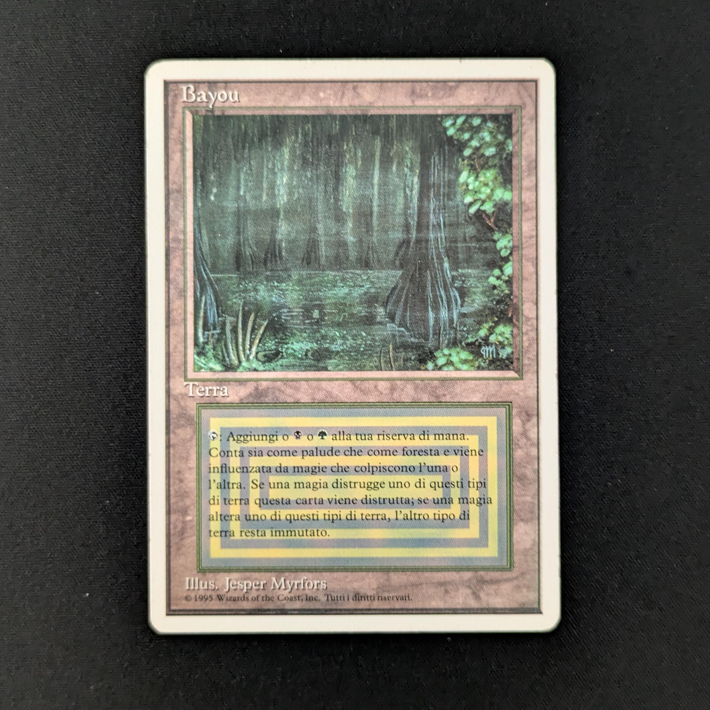 MTG Singles - Bayou - Foreign White Bordered - Italian - PL - BENT - 28158