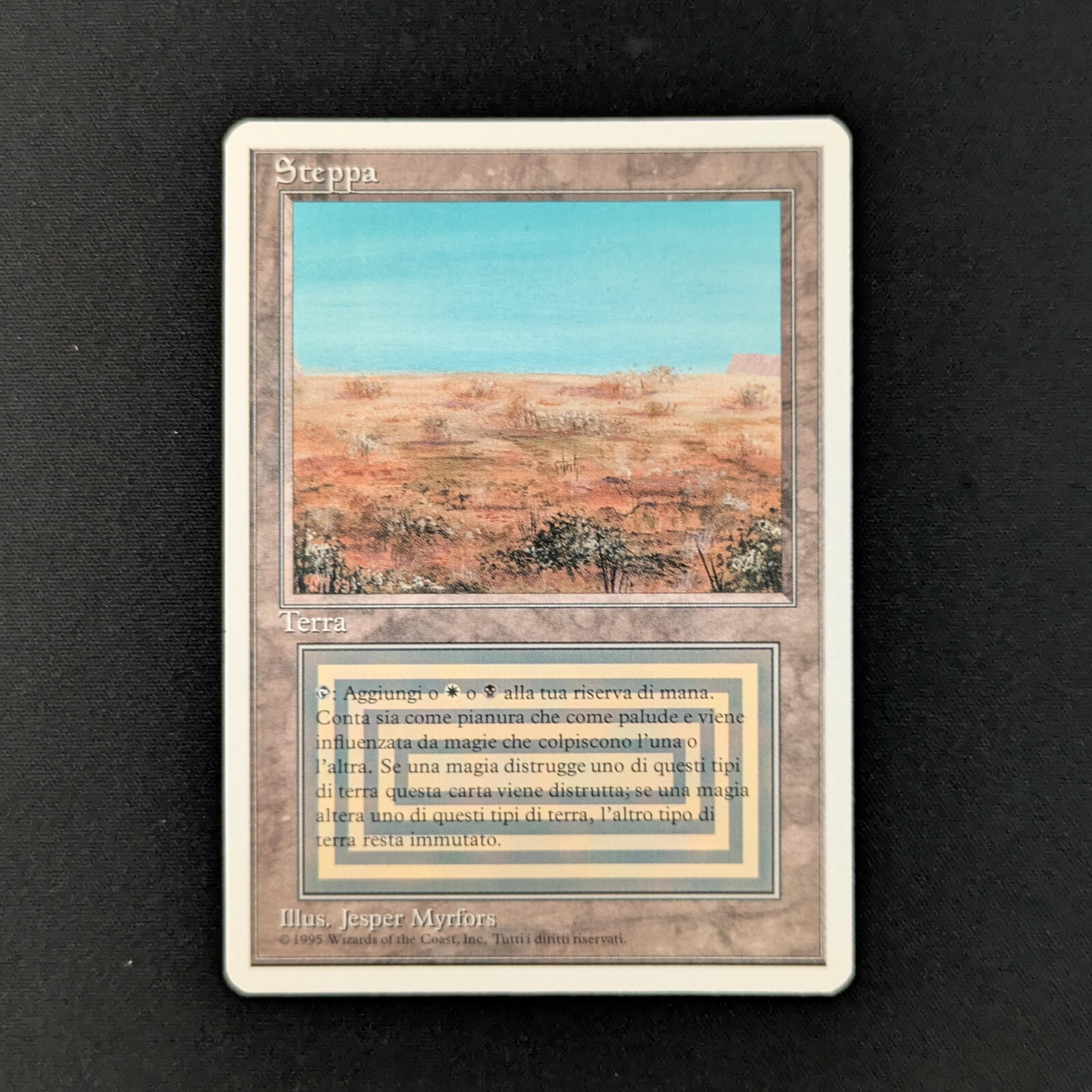 MTG Singles - Scrubland - Foreign White Bordered - Italian - EX - 28159