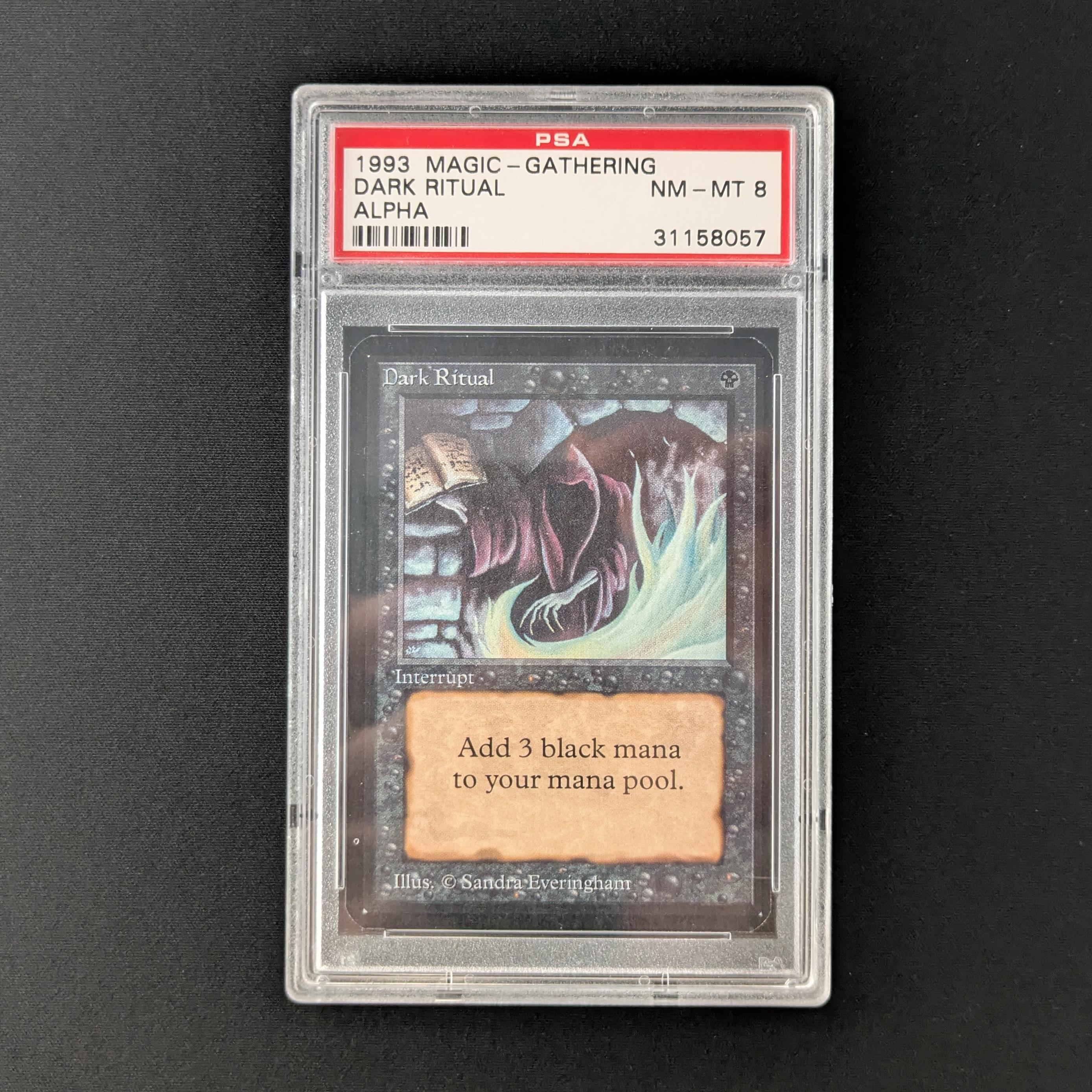 MTG Singles - Dark Ritual - Alpha - PSA 8 - 28196