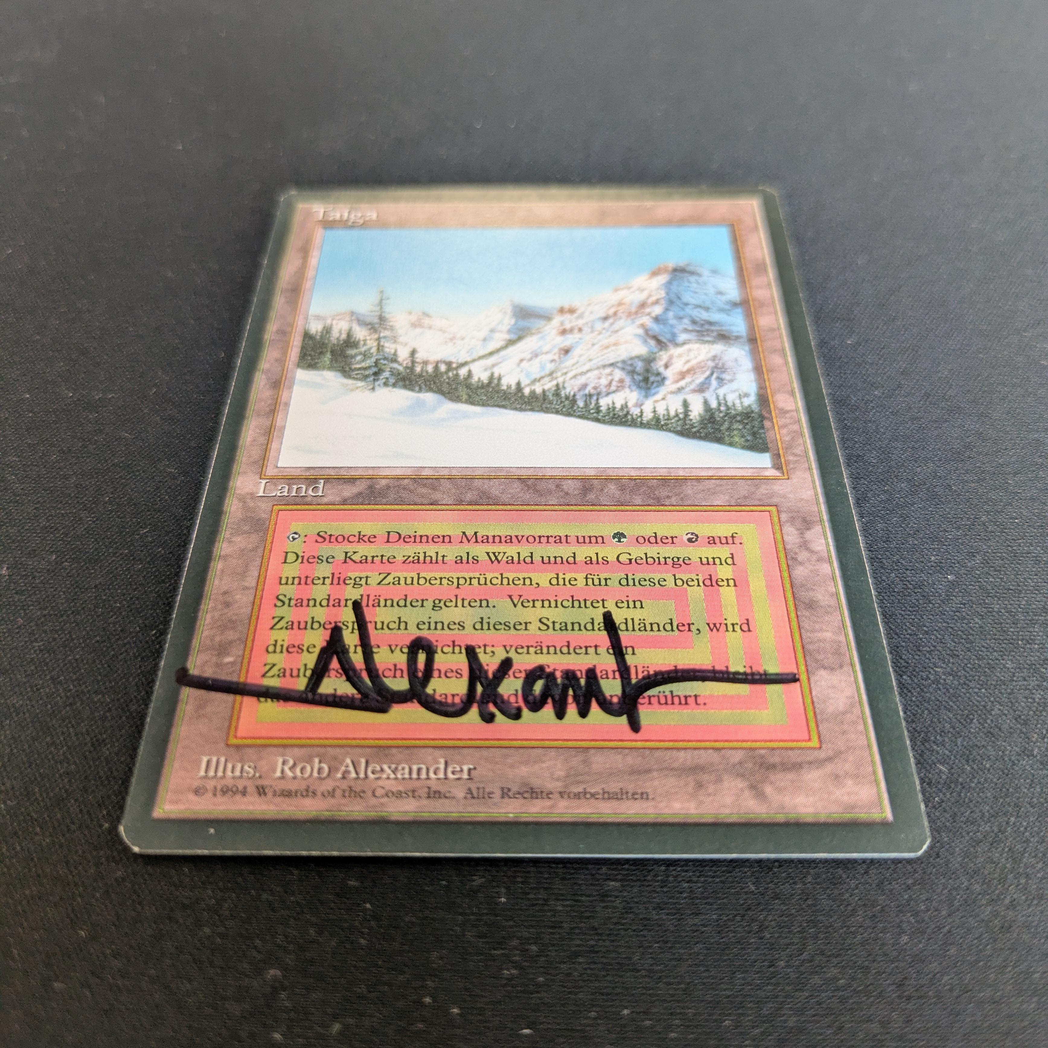 MTG Singles - Taiga - Foreign Black Bordered -