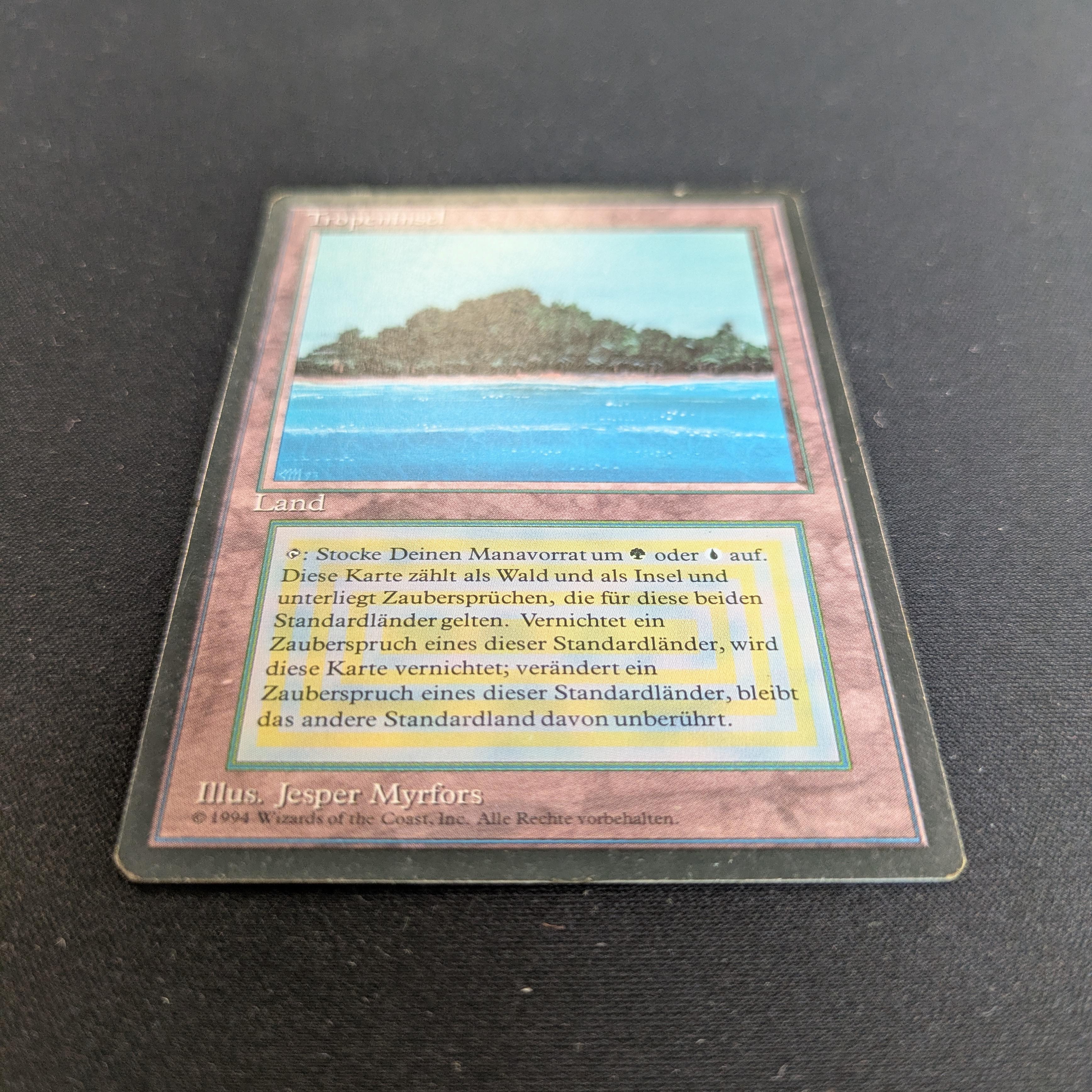 MTG Singles - Tropical Island - Foreign Black Bordered -