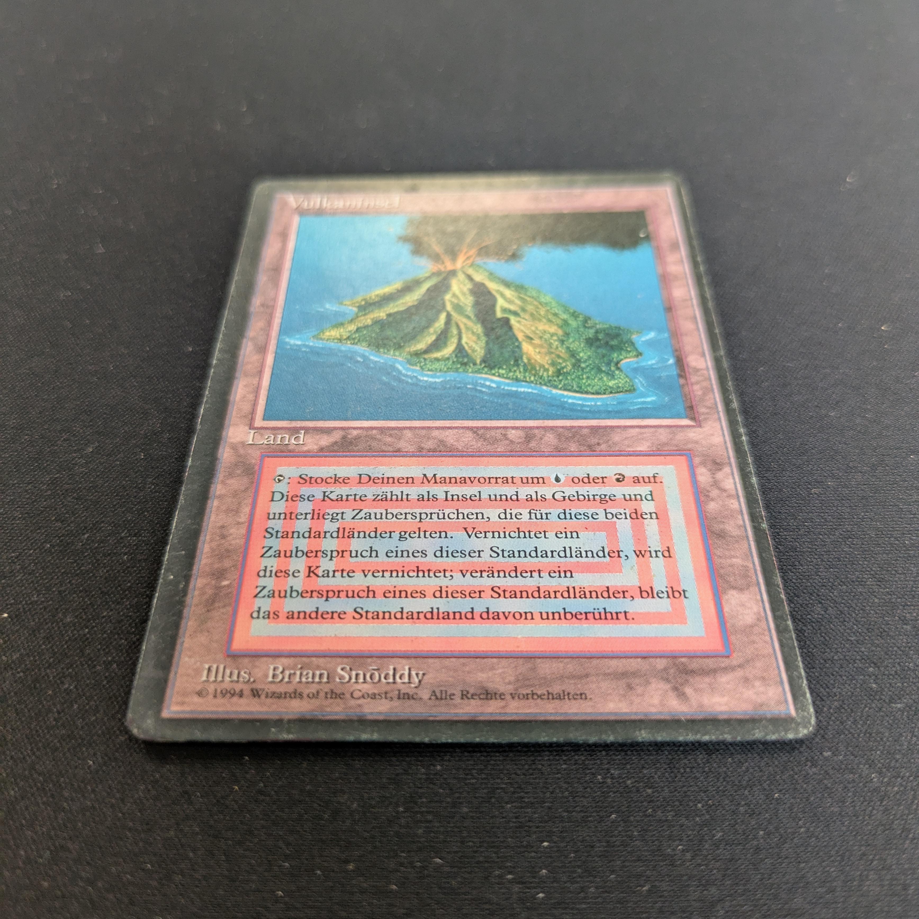 MTG Singles - Volcanic Island - Foreign Black Bordered -