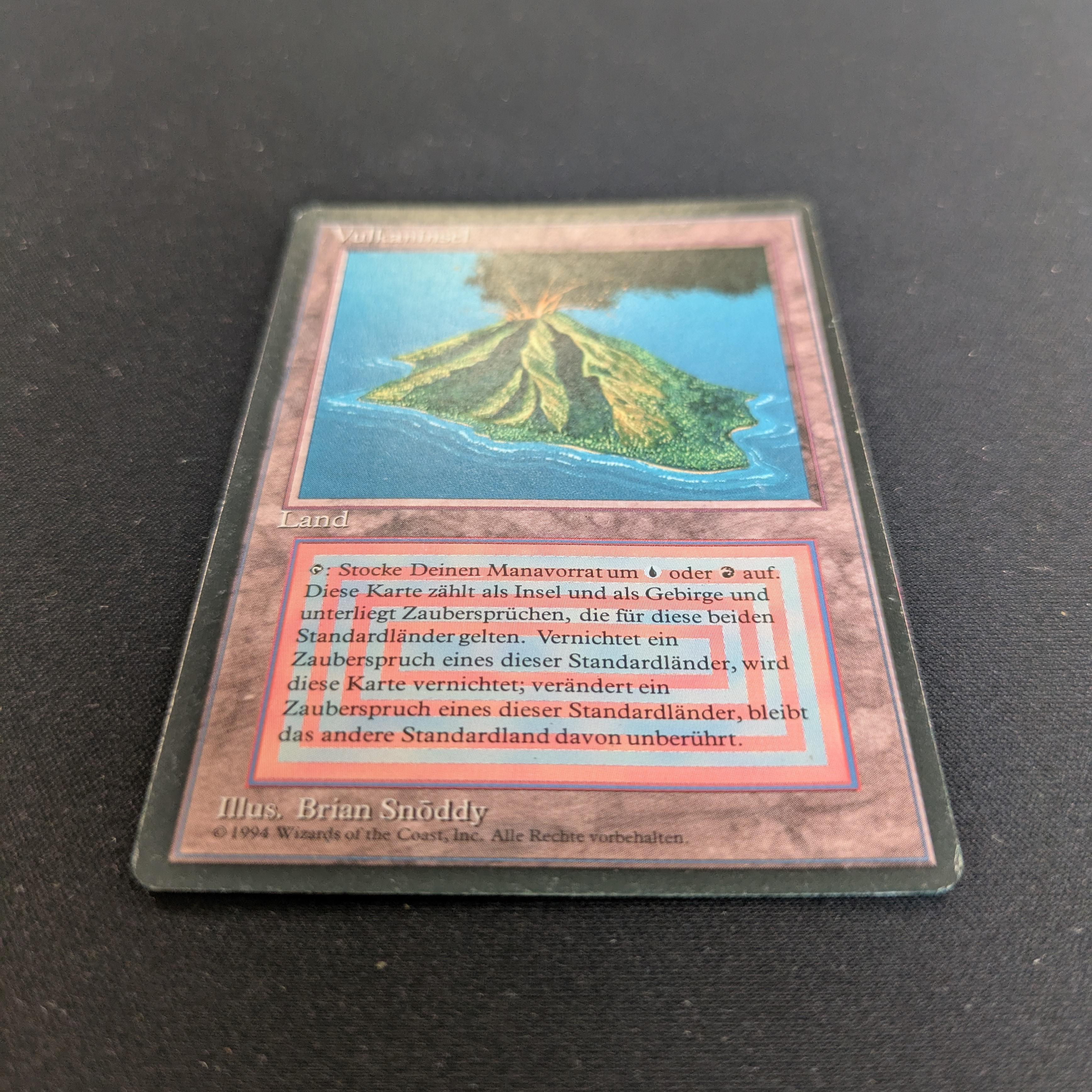 MTG Singles - Volcanic Island - Foreign Black Bordered -