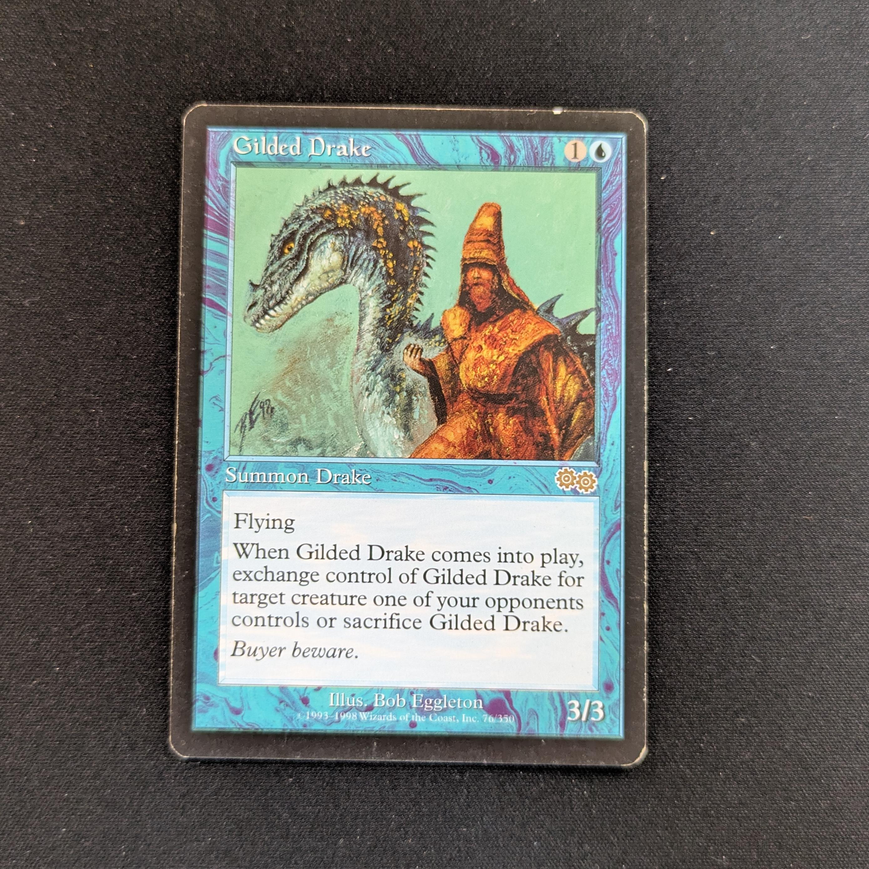 MTG Singles - Gilded Drake - Urza's Saga - English - LP - 28322
